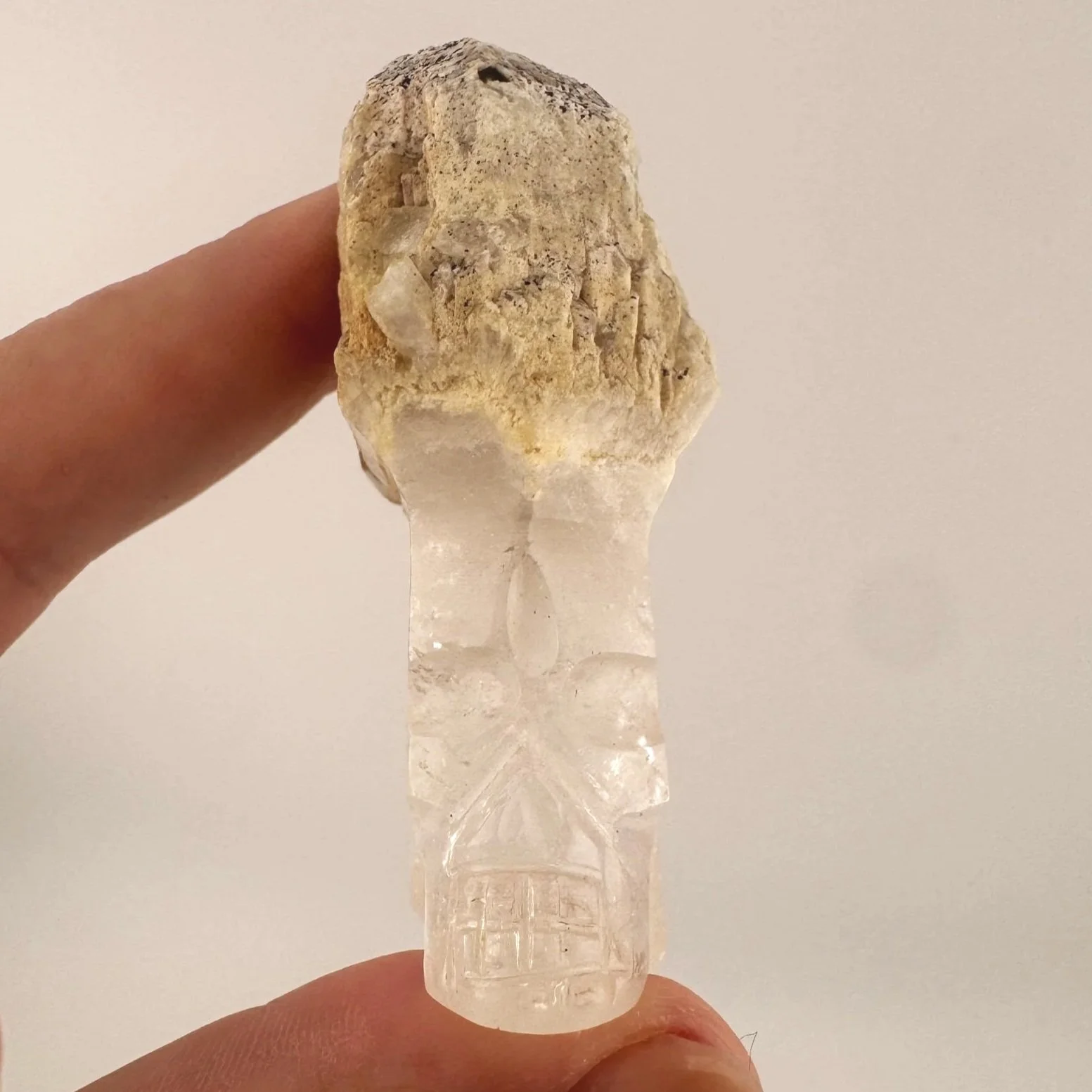 Igor de Souza Candle Quartz Shaman Skull