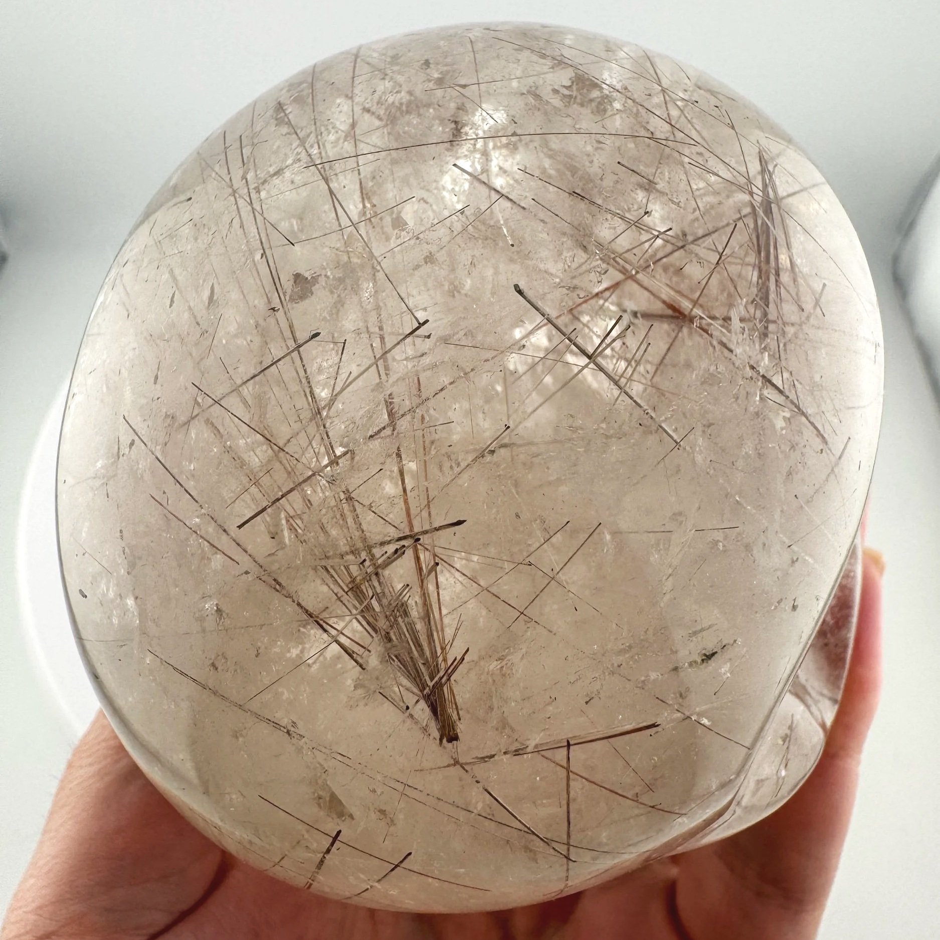 Leandro de Souza Red Rutile in Smoky Quartz Magical Child