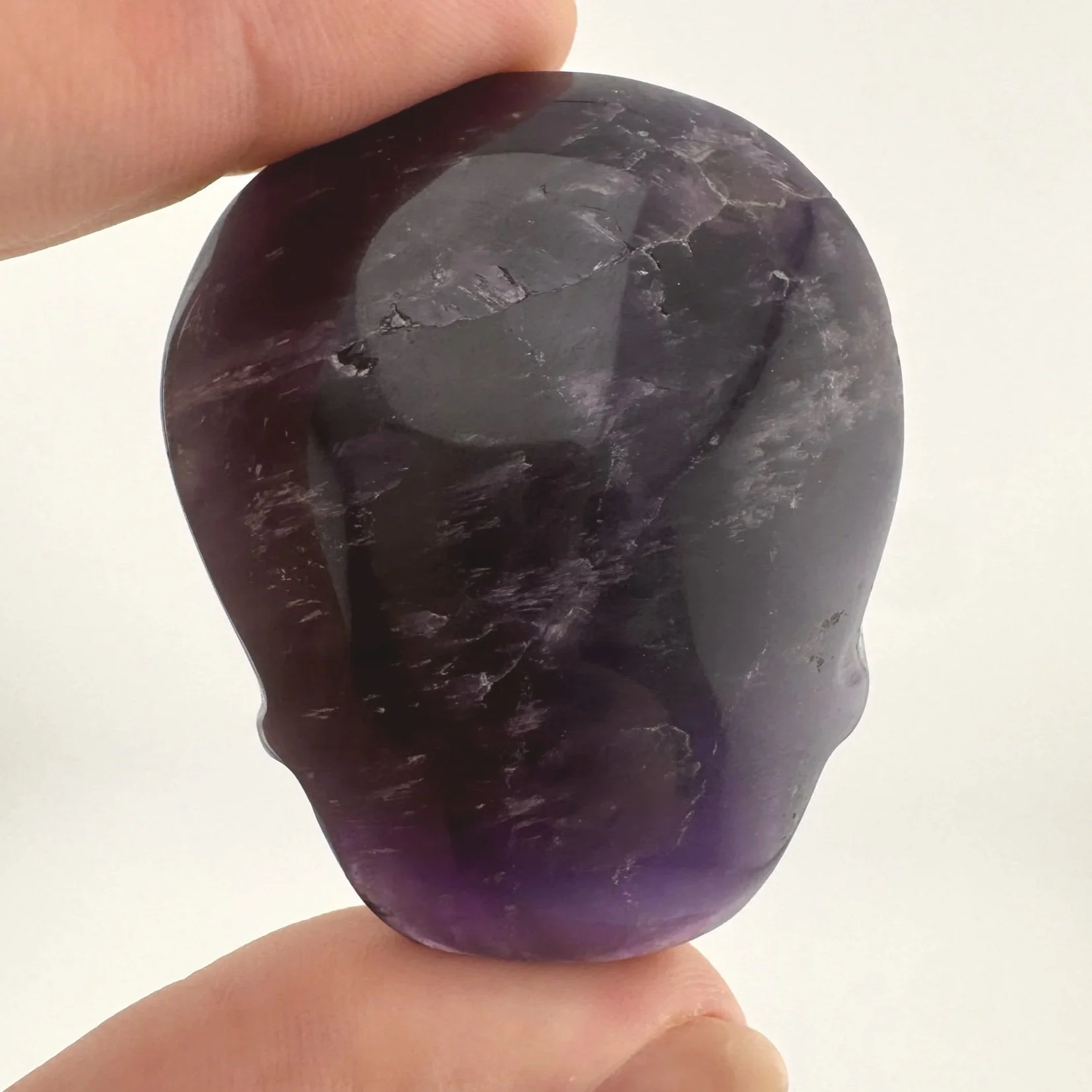 Leandro de Souza Amethyst Magical Child Palm Skull