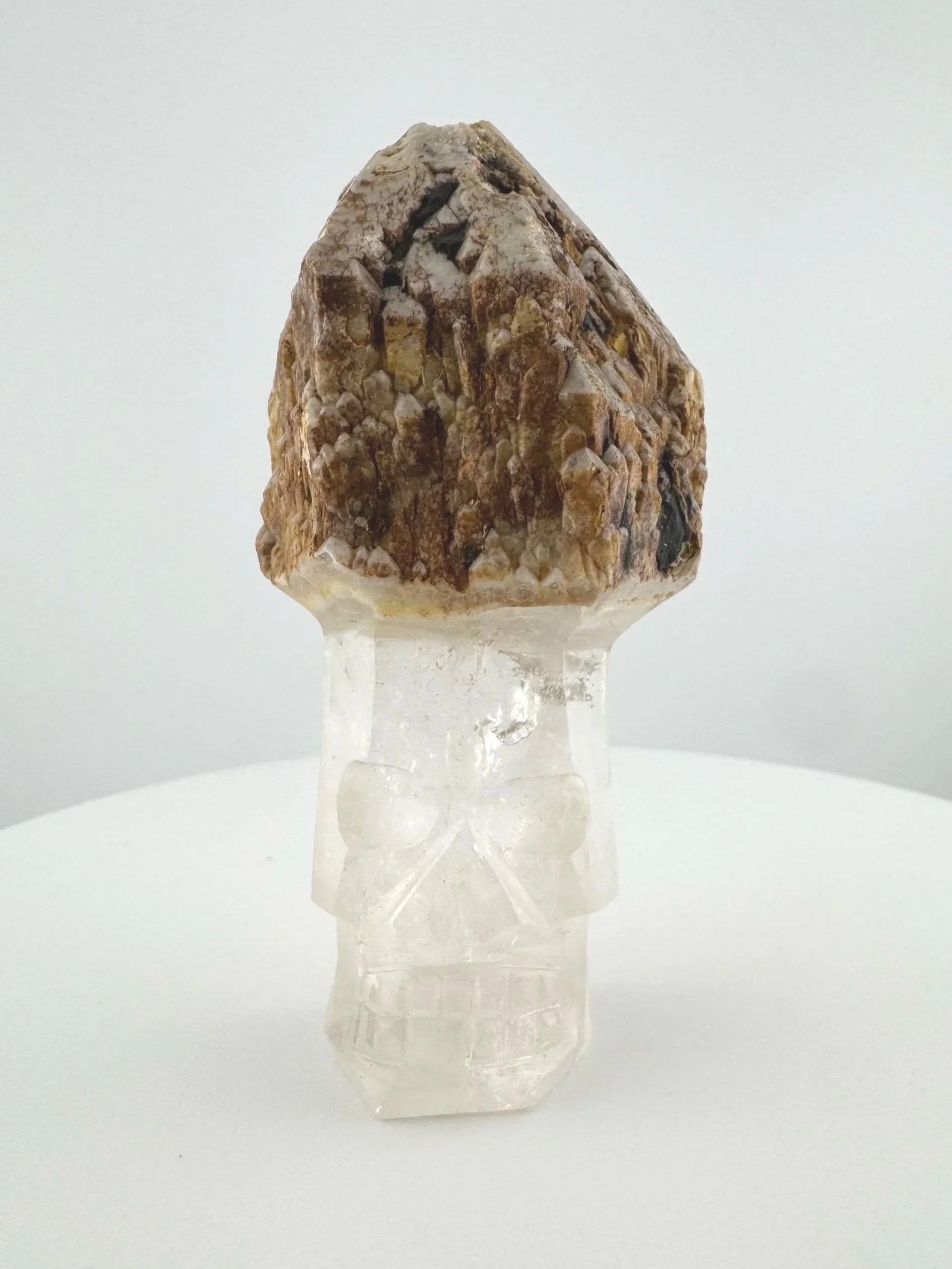 Igor de Souza Candle Quartz Shaman Skull