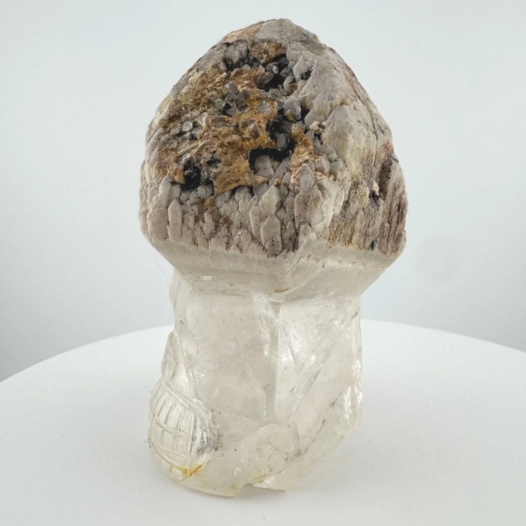 Igor de Souza Candle Quartz Shaman Skull