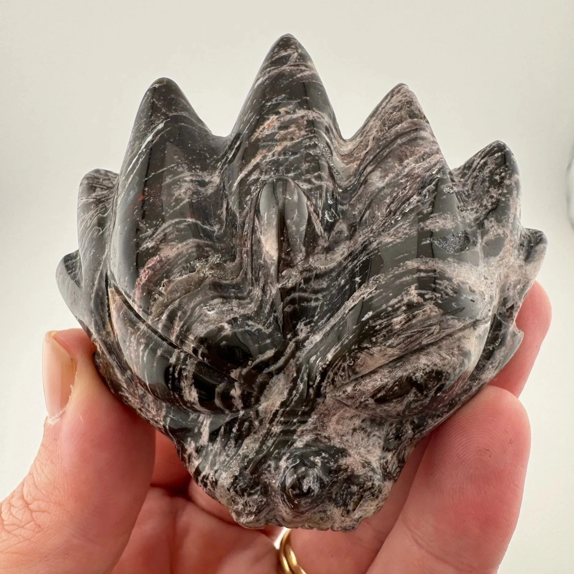 Leandro de Souza Fascia Jasper Dragon Skull