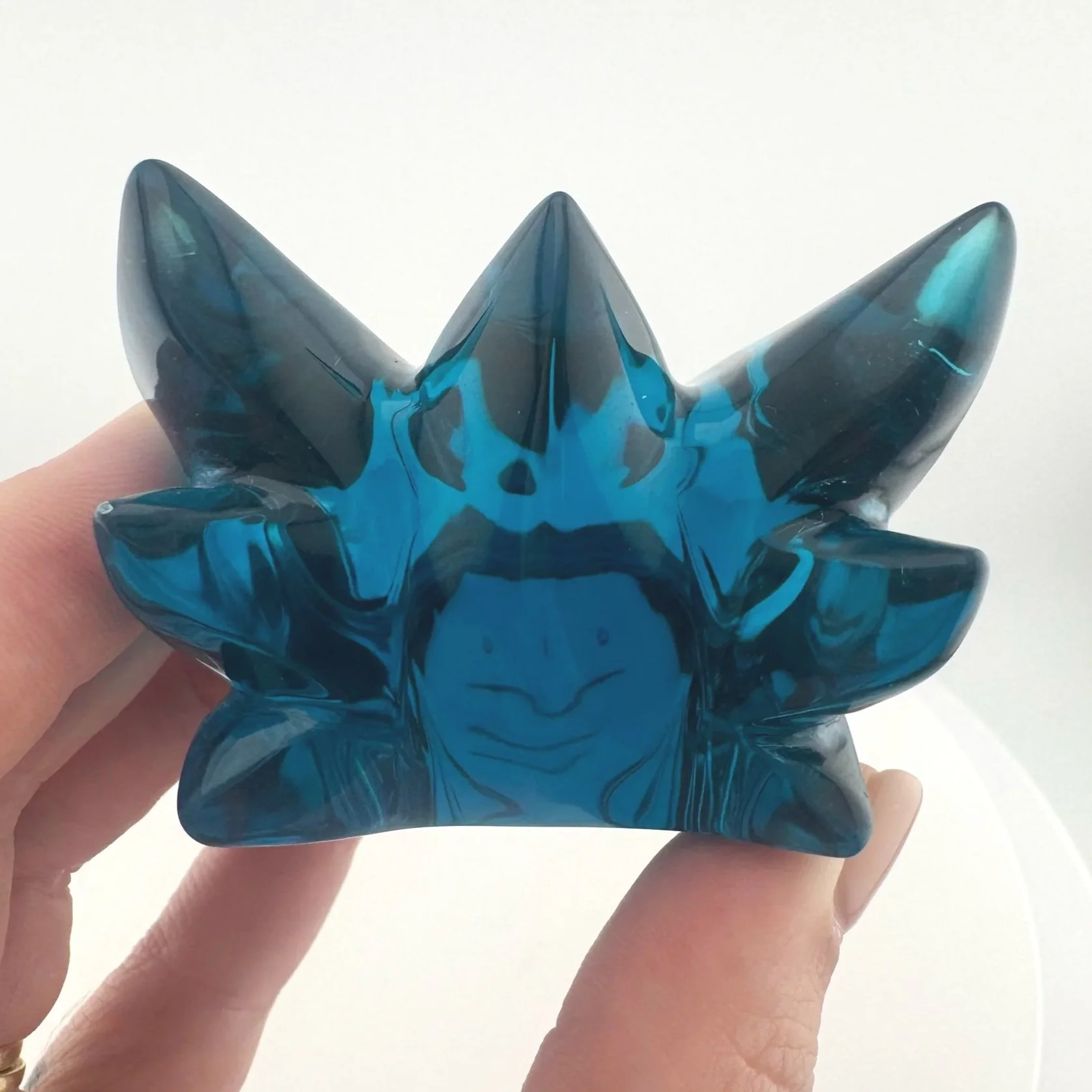 Leandro de Souza Blue Obsidian Dragon Skull