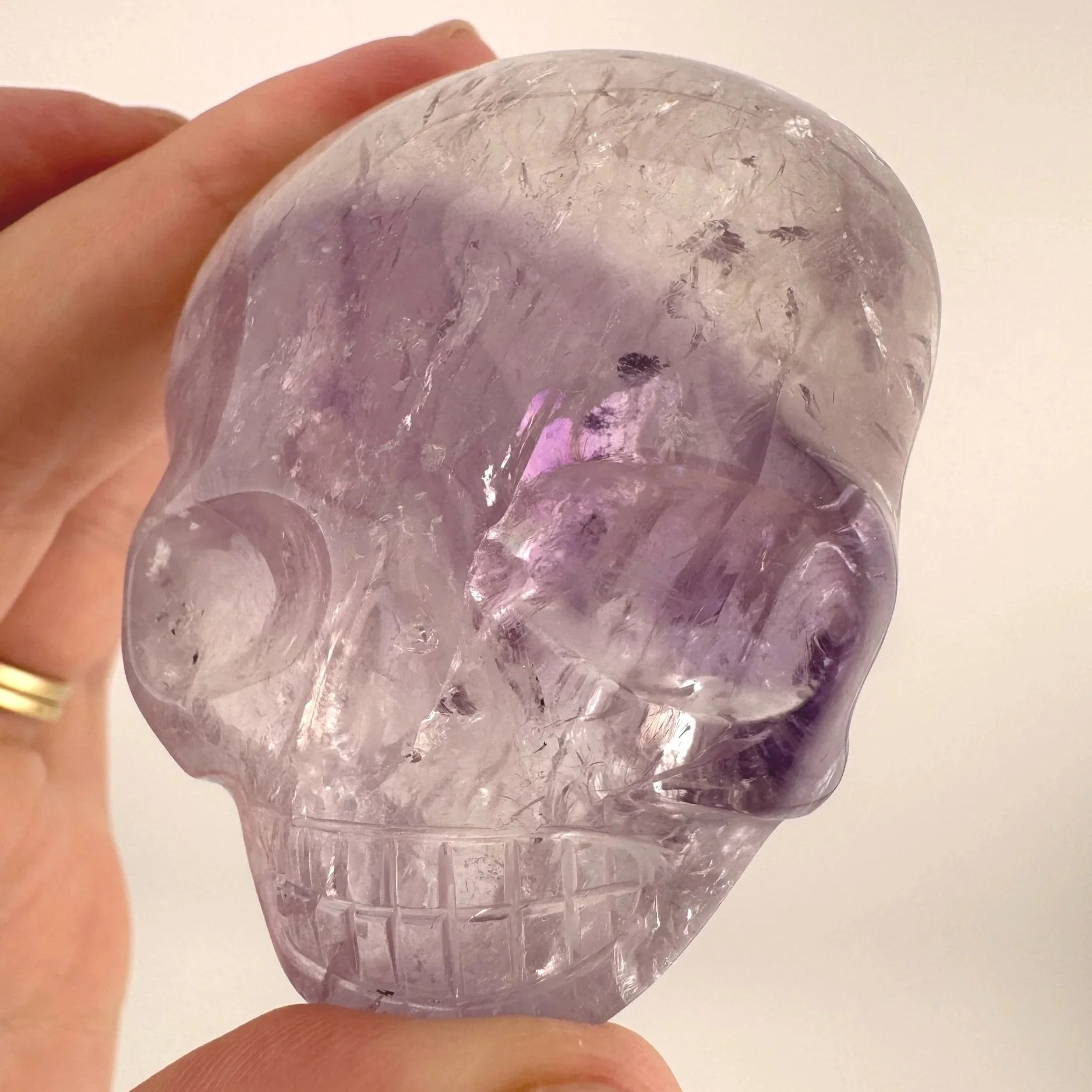 Leandro de Souza Phantom Amethyst Magical Child Palm Skull