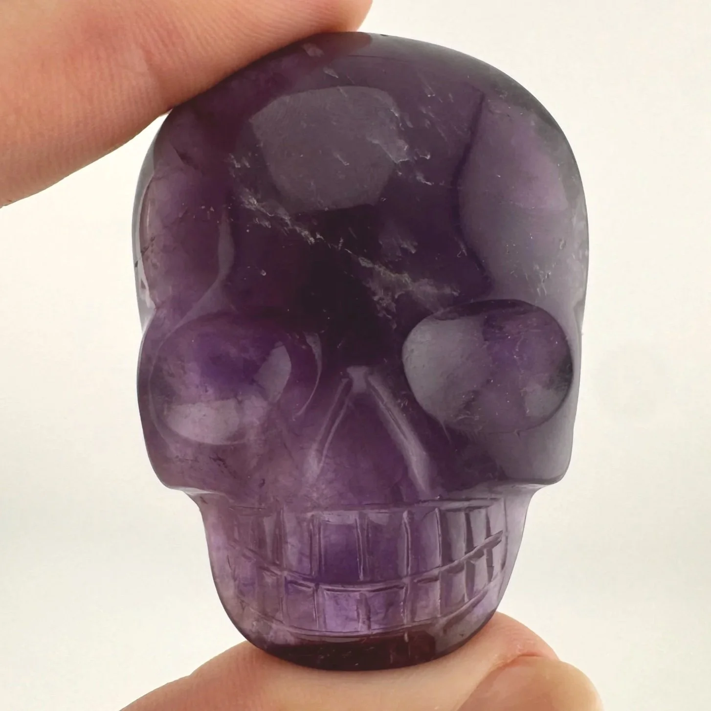 Leandro de Souza Amethyst Magical Child Palm Skull
