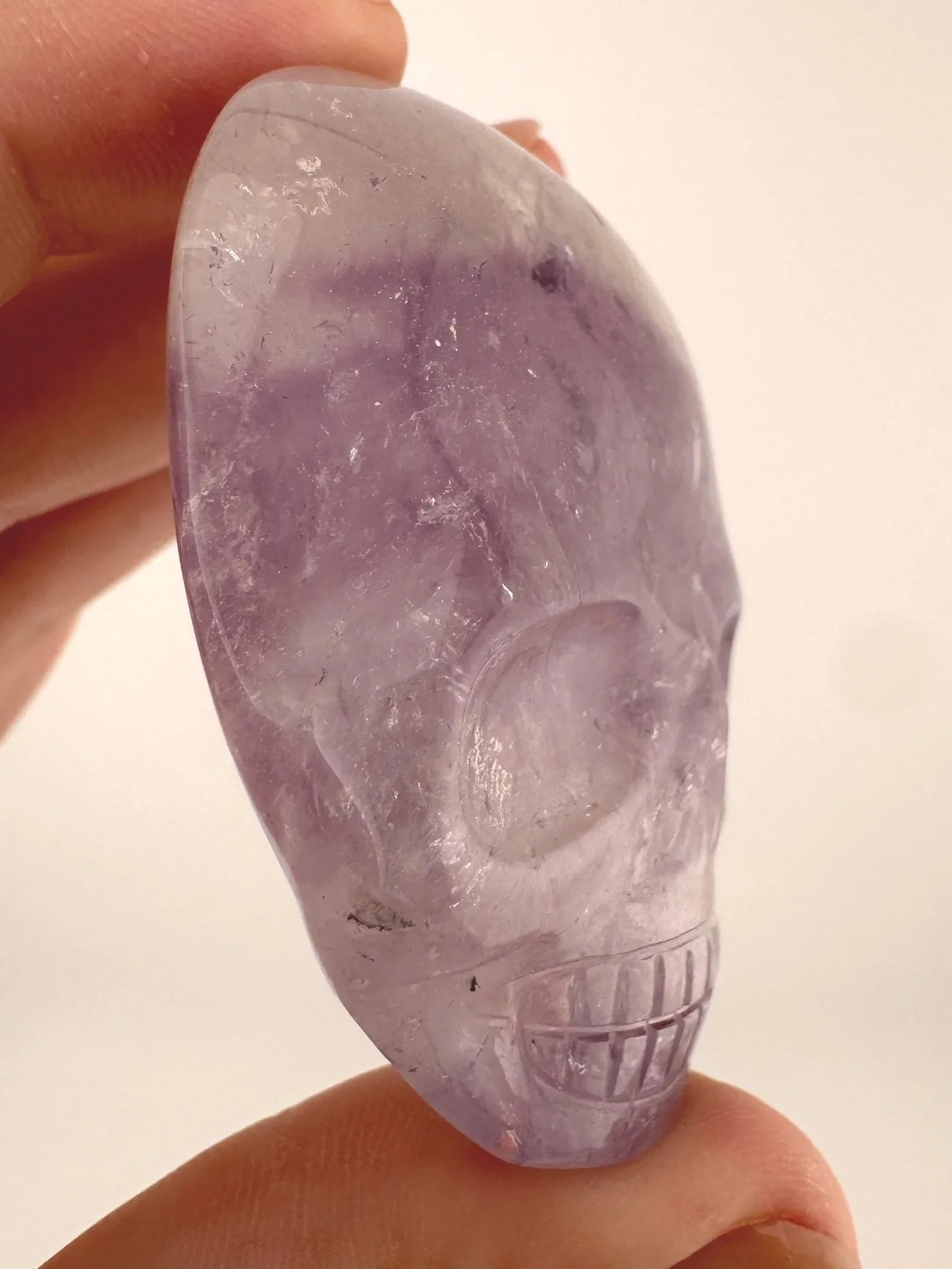 Leandro de Souza Phantom Amethyst Magical Child Palm Skull
