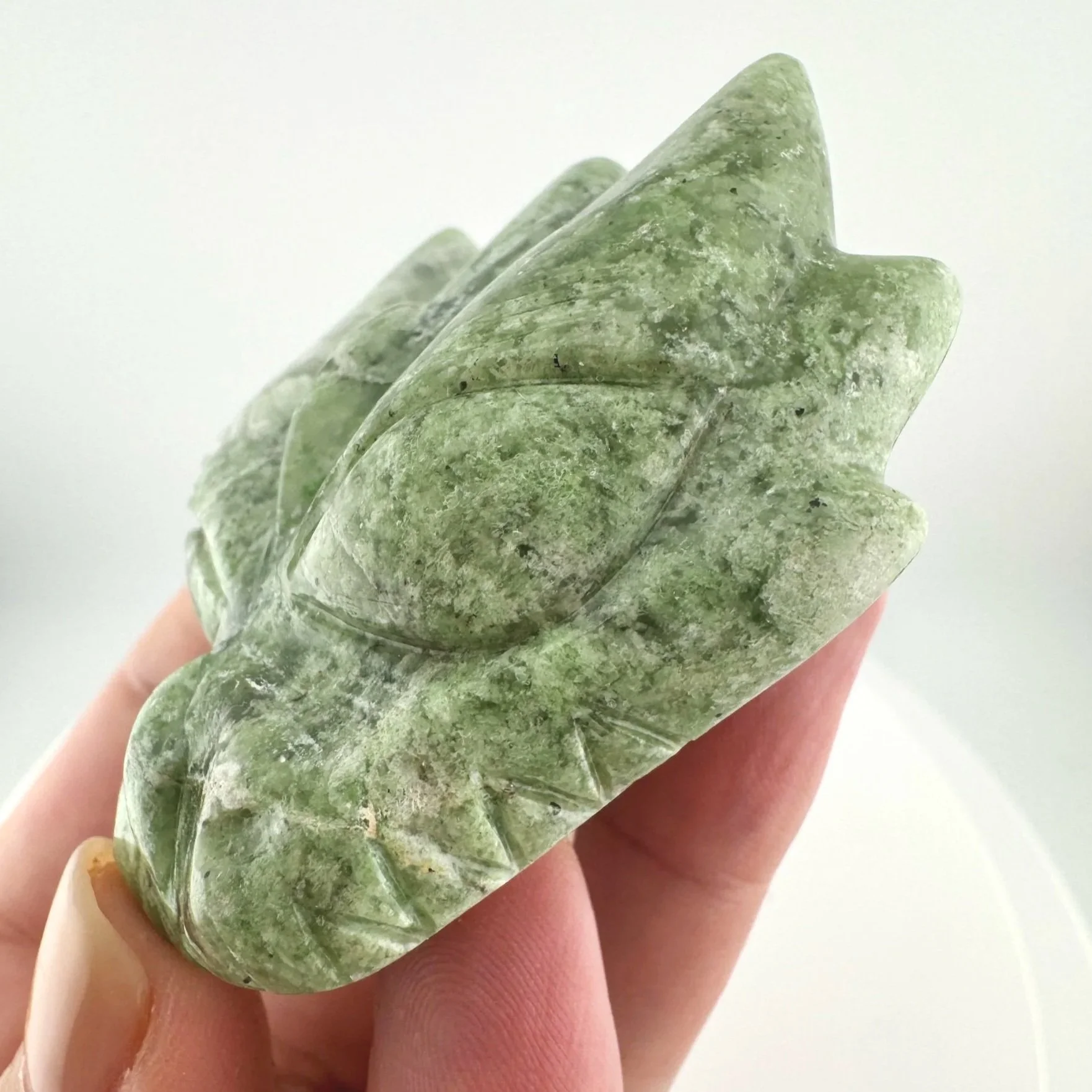 Leandro de Souza Chlorite Chalcedony Dragon Skull