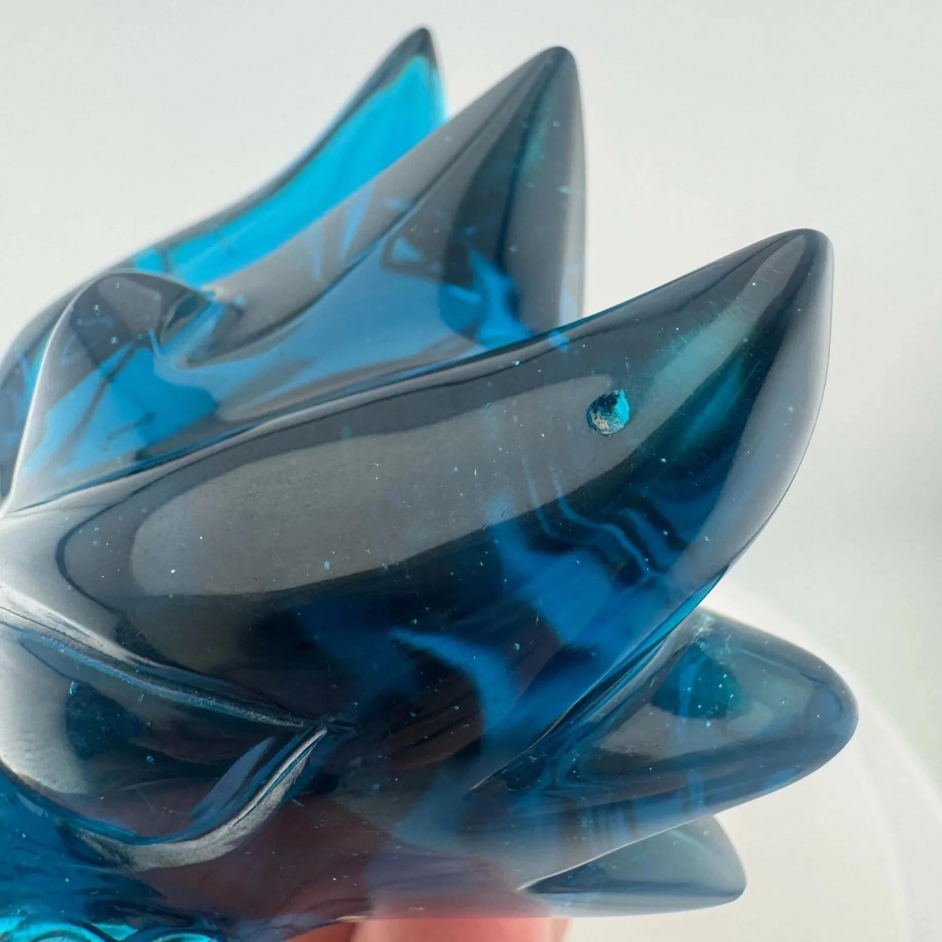 Leandro de Souza Blue Obsidian Dragon Skull