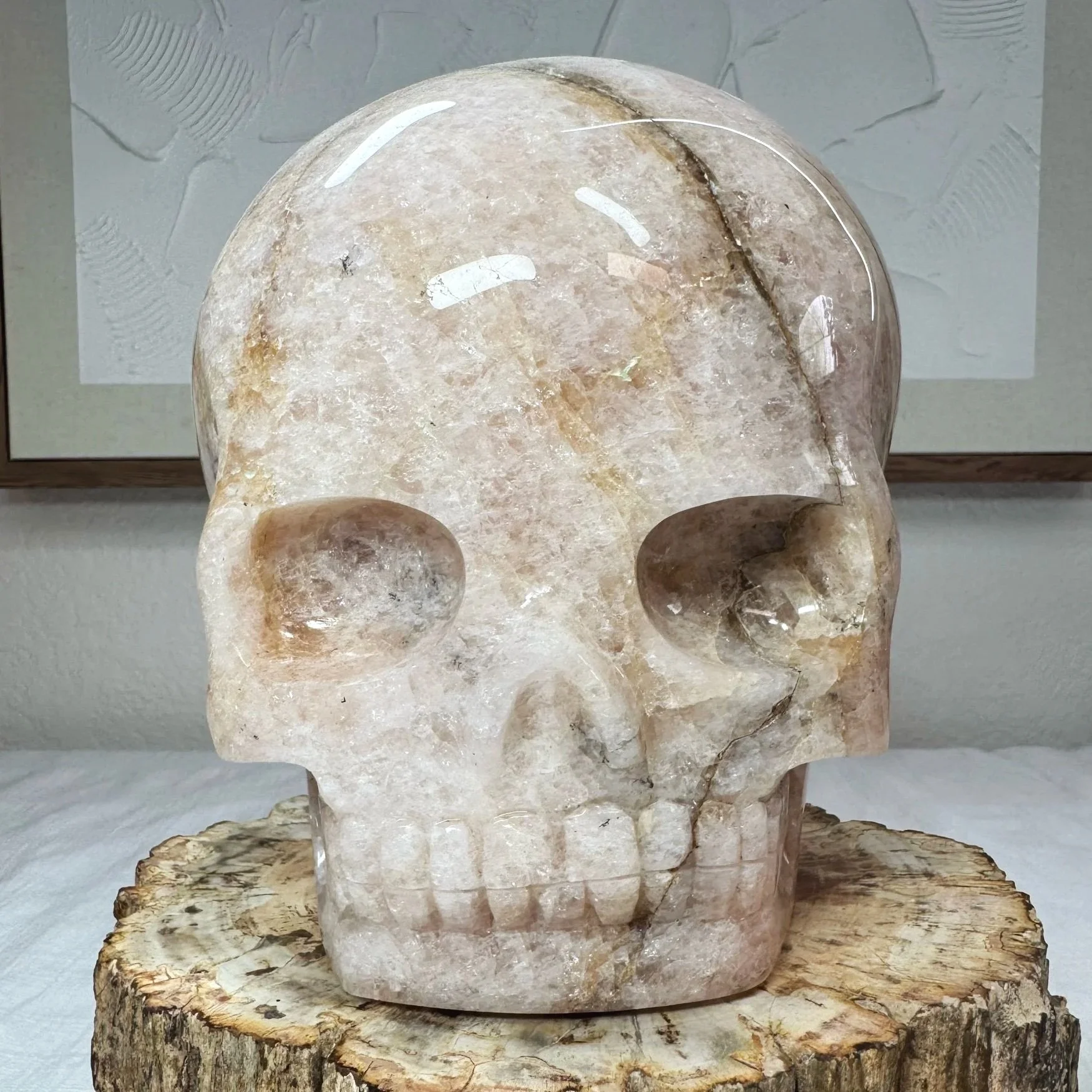 Leandro de Souza Morganite Magical Child Skull