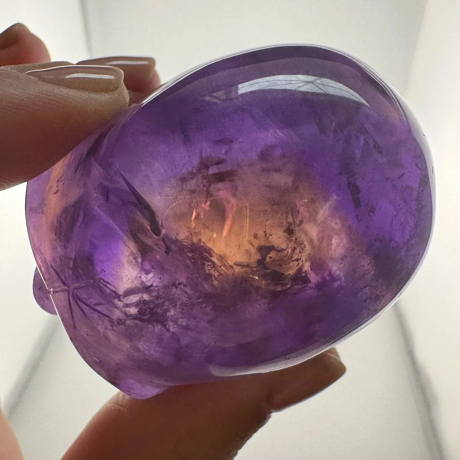 Leandro de Souza Amethyst with Citrine Skull