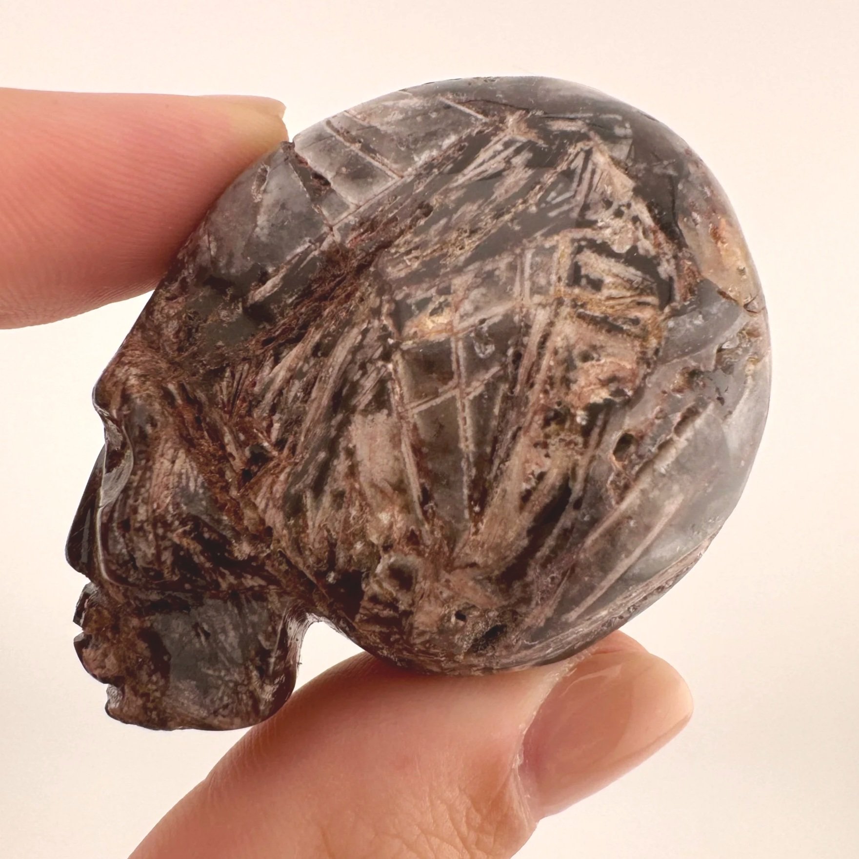 Igor de Souza Fascia Jasper Shaman Skull