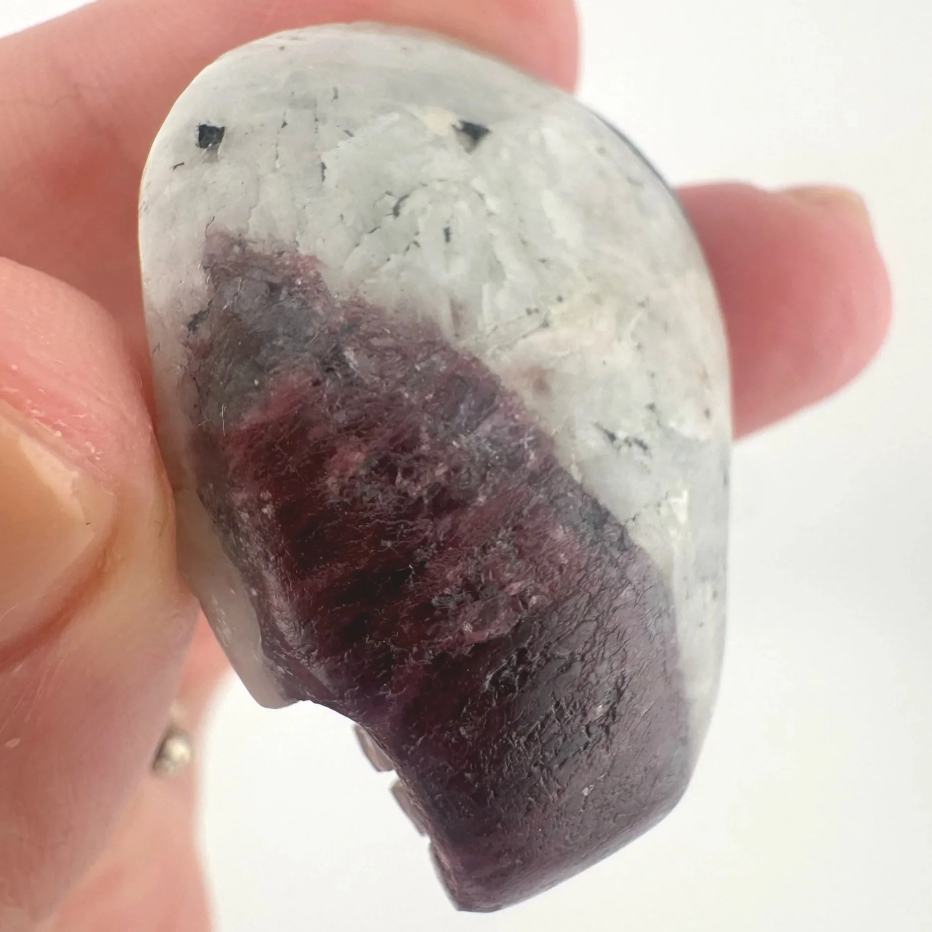 Leandro de Souza Paraiba Tourmaline in Feldspar Palm Skull