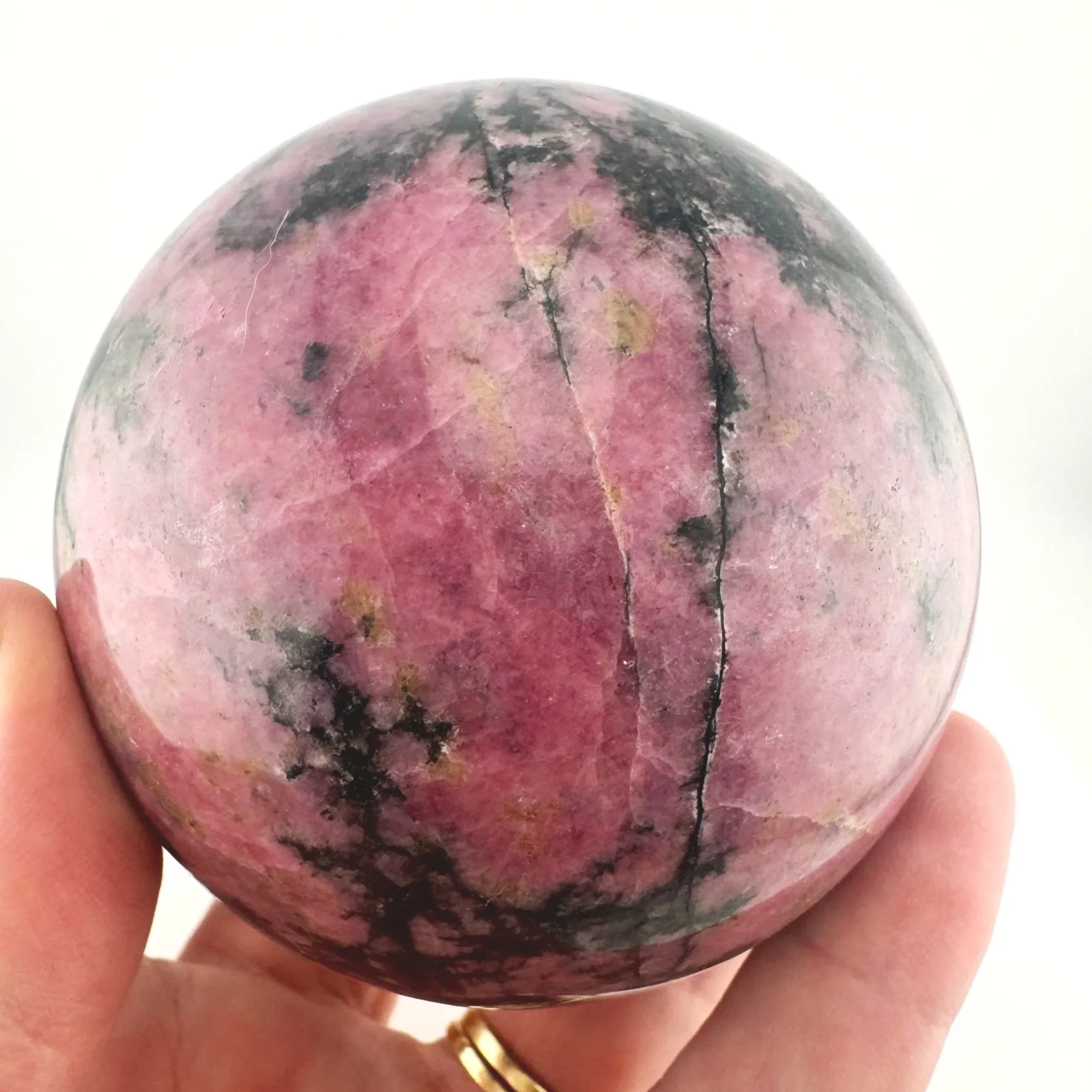 Leandro de Souza Rhodonite Sphere
