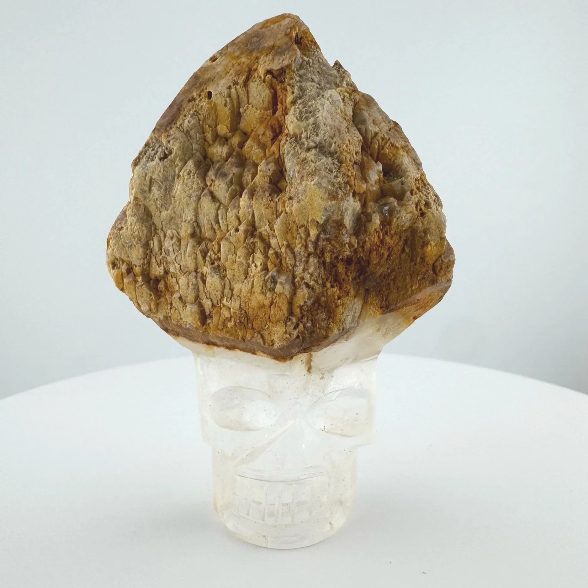 Igor de Souza Candle Quartz Shaman Skull