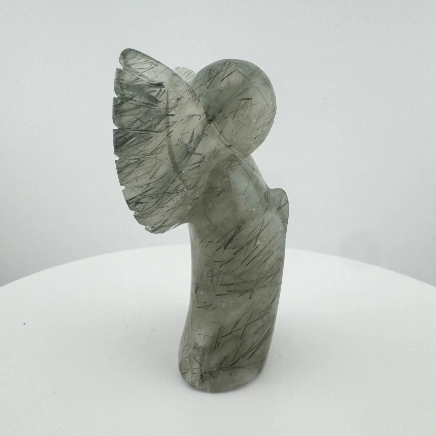 Leandro de Souza Epidote in Quartz Angel