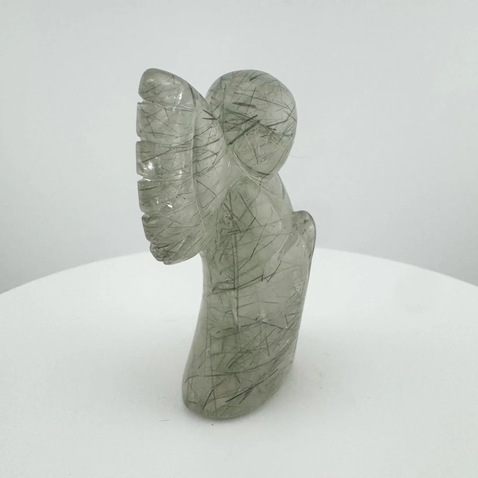 Leandro de Souza Epidote in Quartz Angel