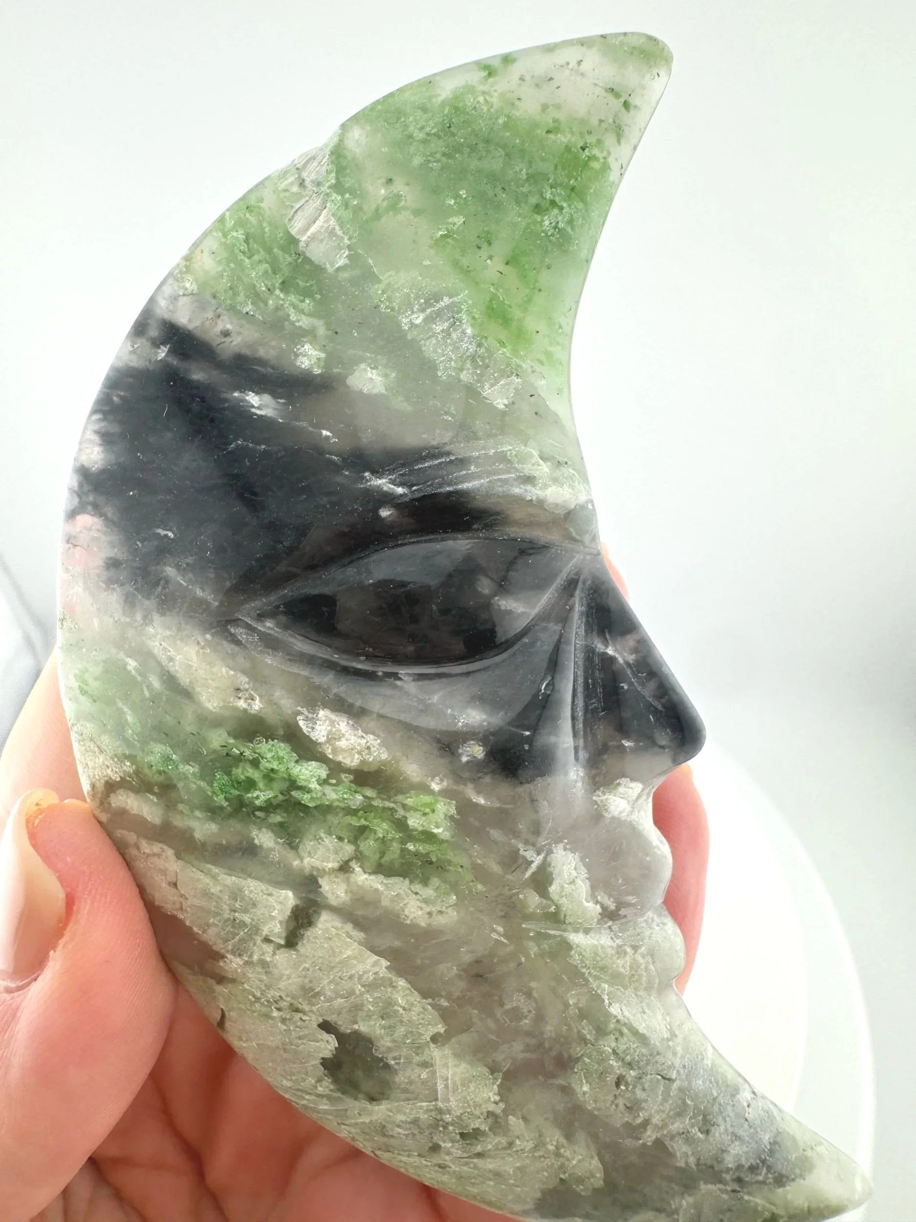 Leandro de Souza Chlorite Chalcedony Moon