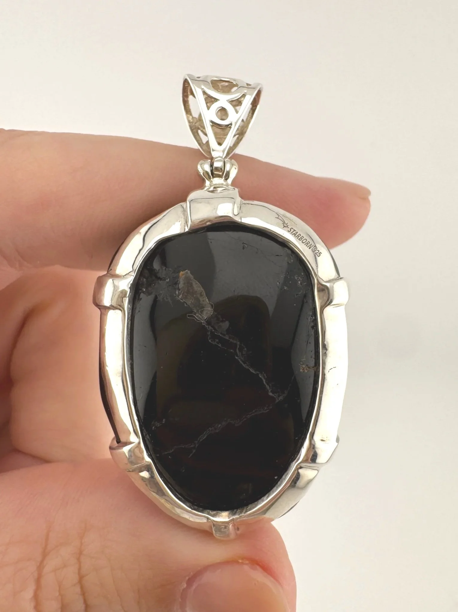 Leandro de Souza Blue Tourmaline Skull Pendant