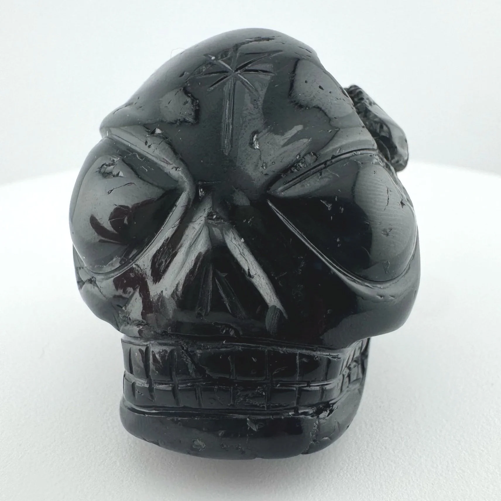 Leandro de Souza Black Tourmaline Star Being Skull