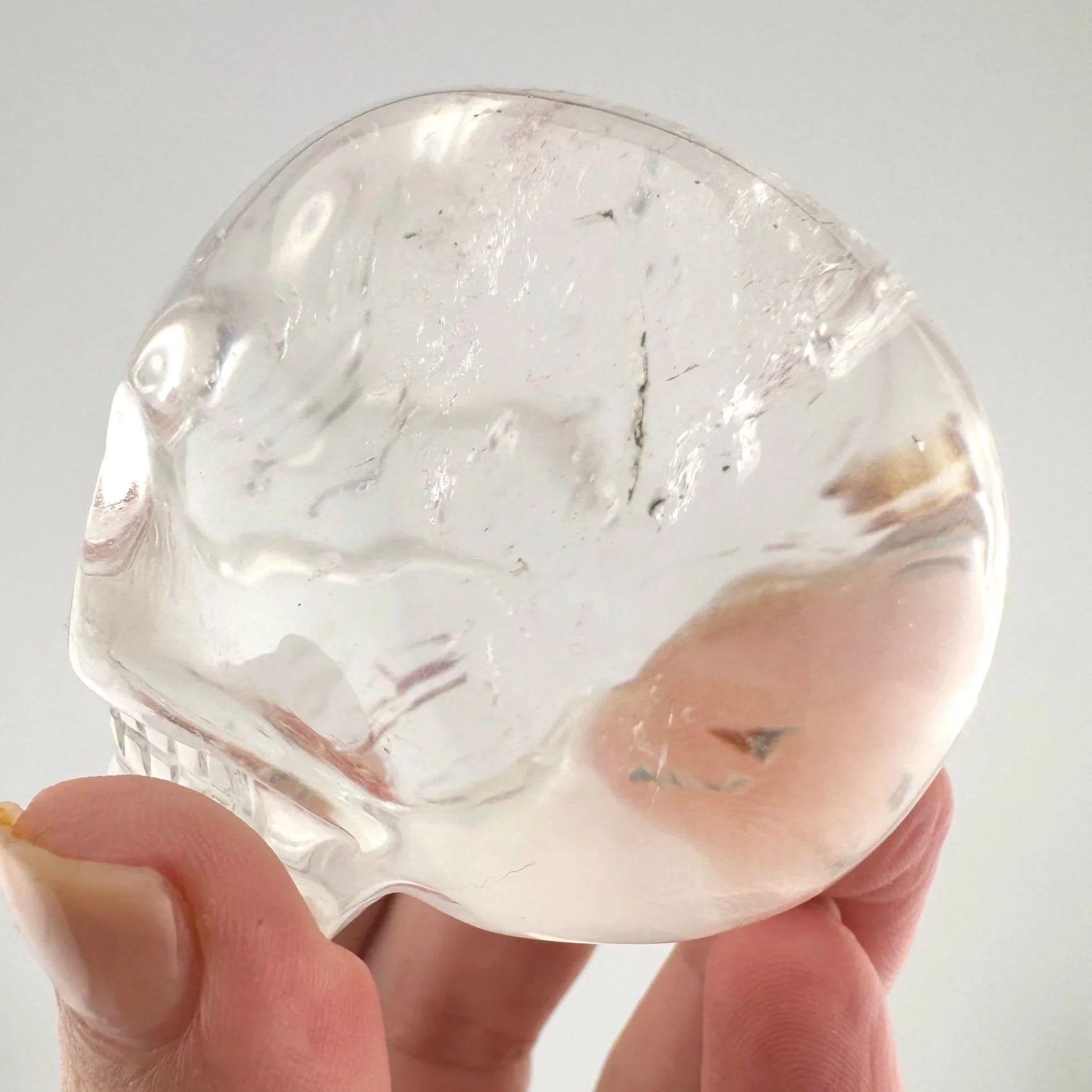 Leandro de Souza Gem Sirius Quartz Bizoin Skull