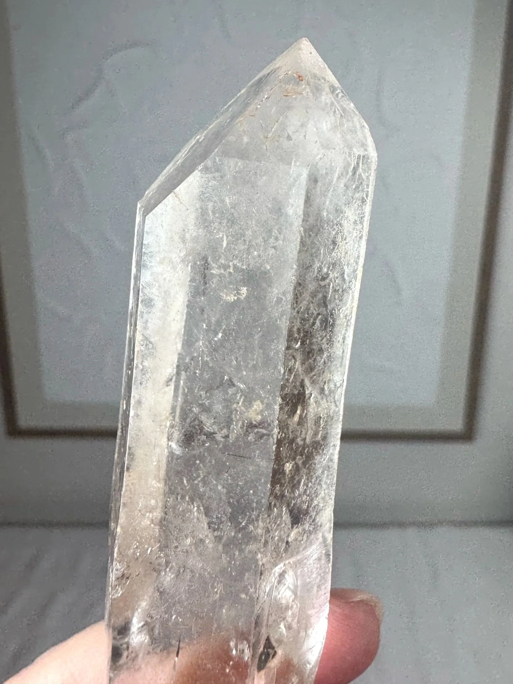 Leandro de Souza Cathedral Quartz Mother Mary Wand