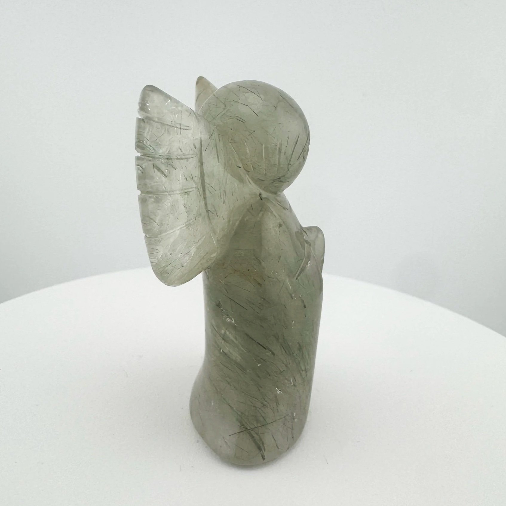 Leandro de Souza Epidote in Quartz Angel