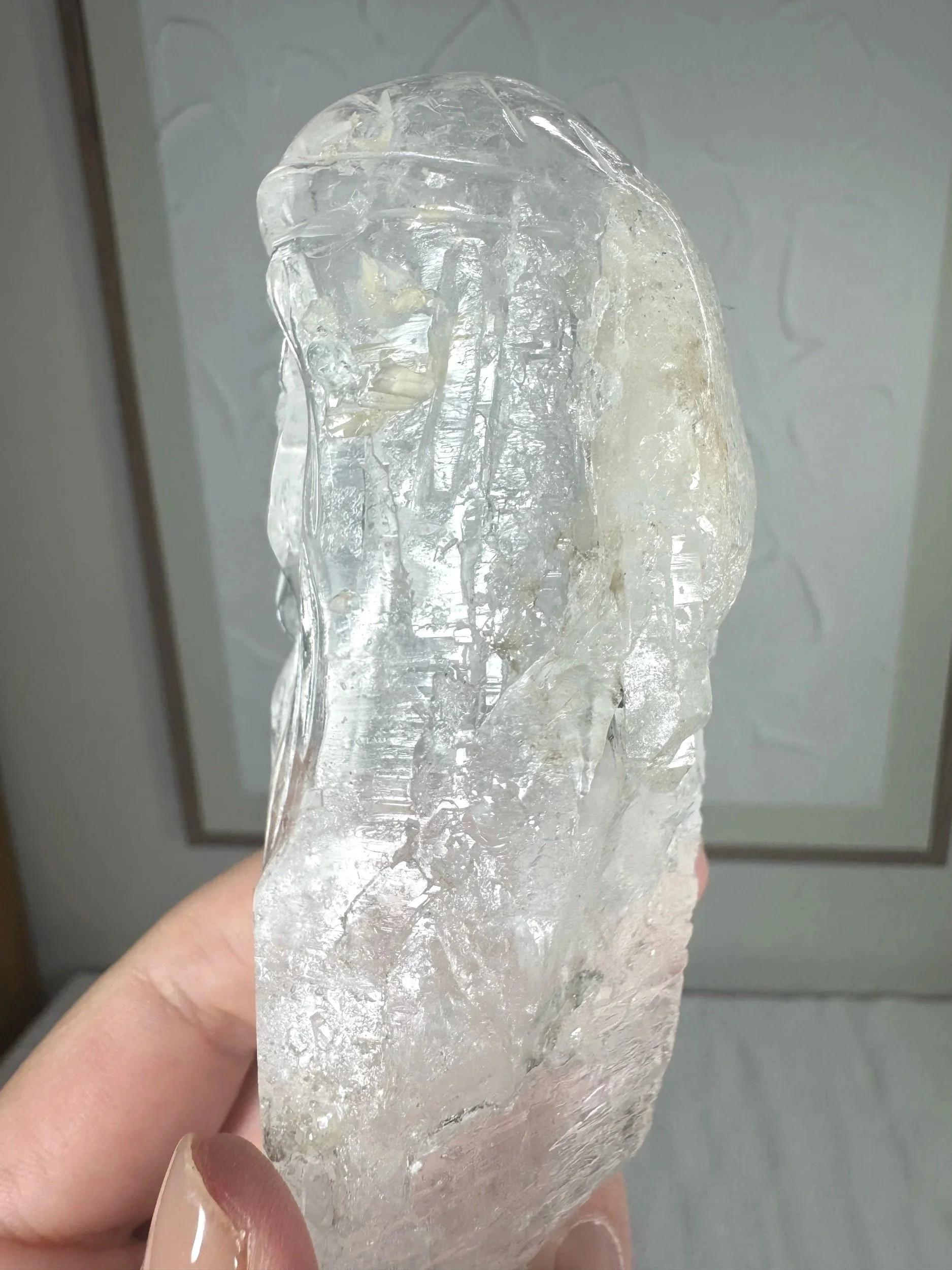 Leandro de Souza Cathedral Quartz Jesus Wand