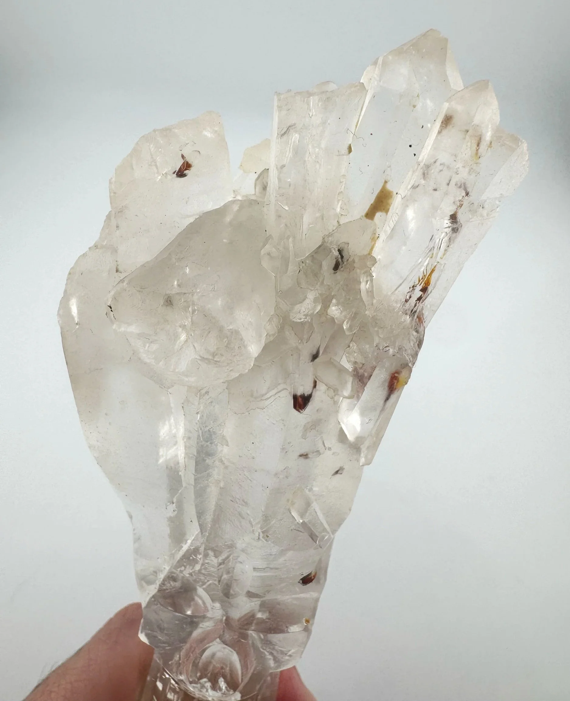 Leandro de Souza Cathedral Quartz Shaman Skull Wand
