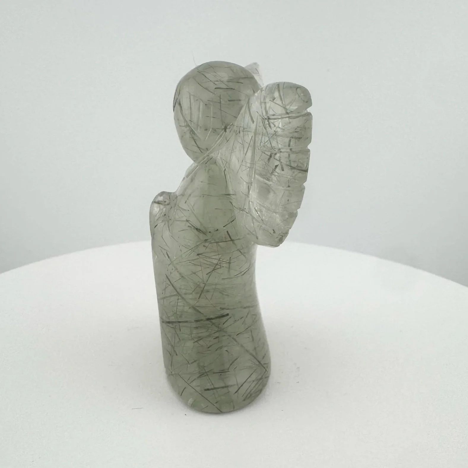 Leandro de Souza Epidote in Quartz Angel