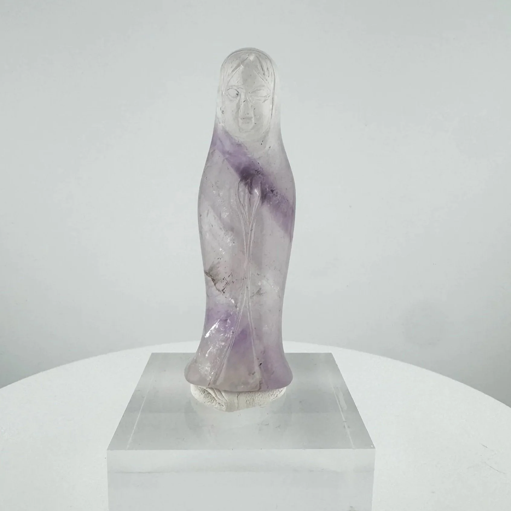 Leandro de Souza Phantom Amethyst Mother Mary Statuette