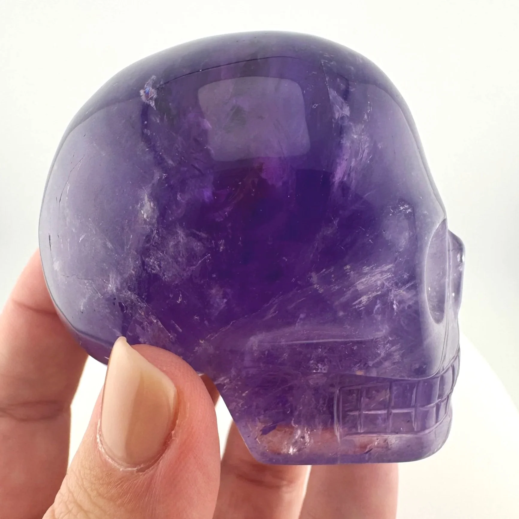 Leandro de Souza Amethyst with Citrine Skull