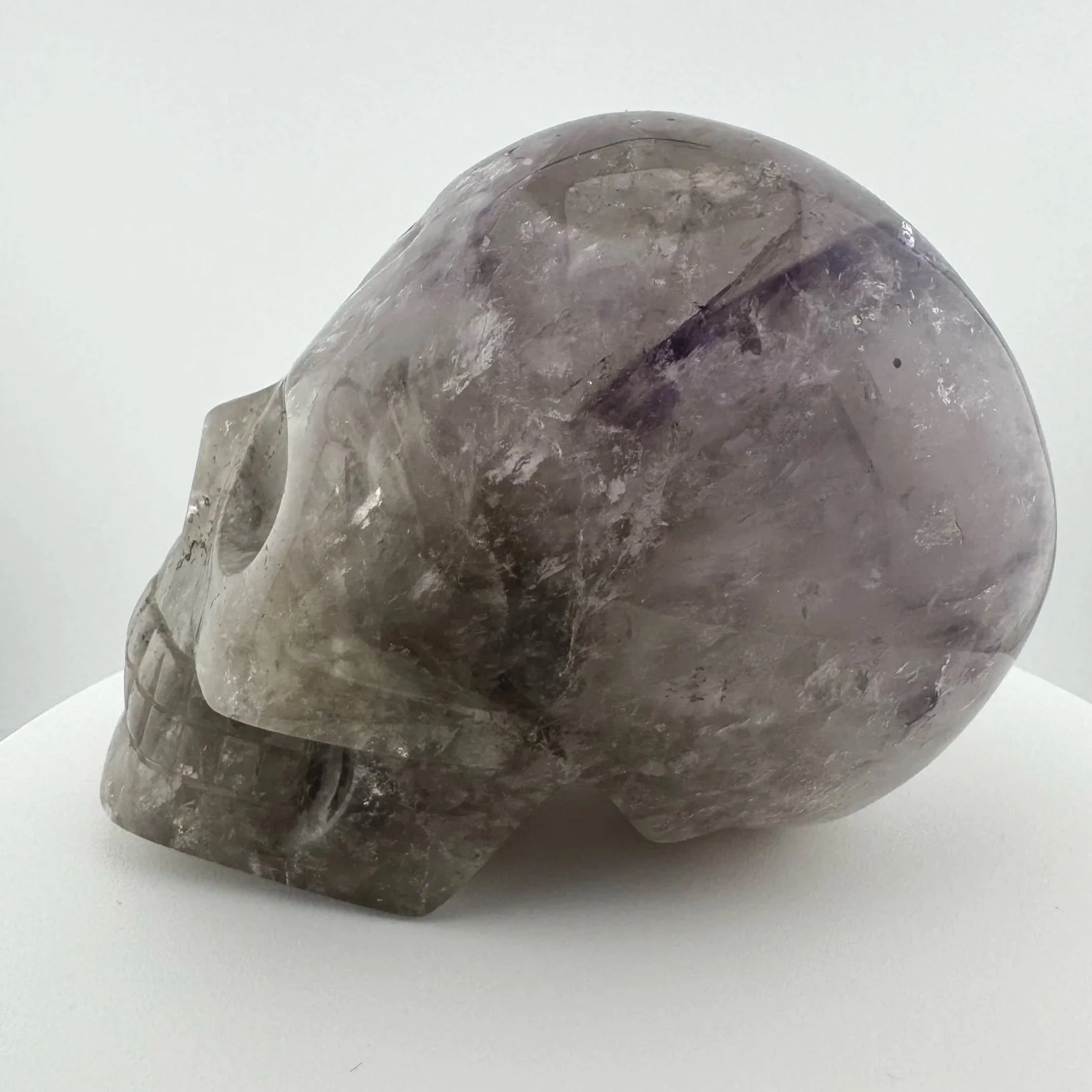 Leandro de Souza Smoky Elestial Trapiche Phantom Amethyst Skull