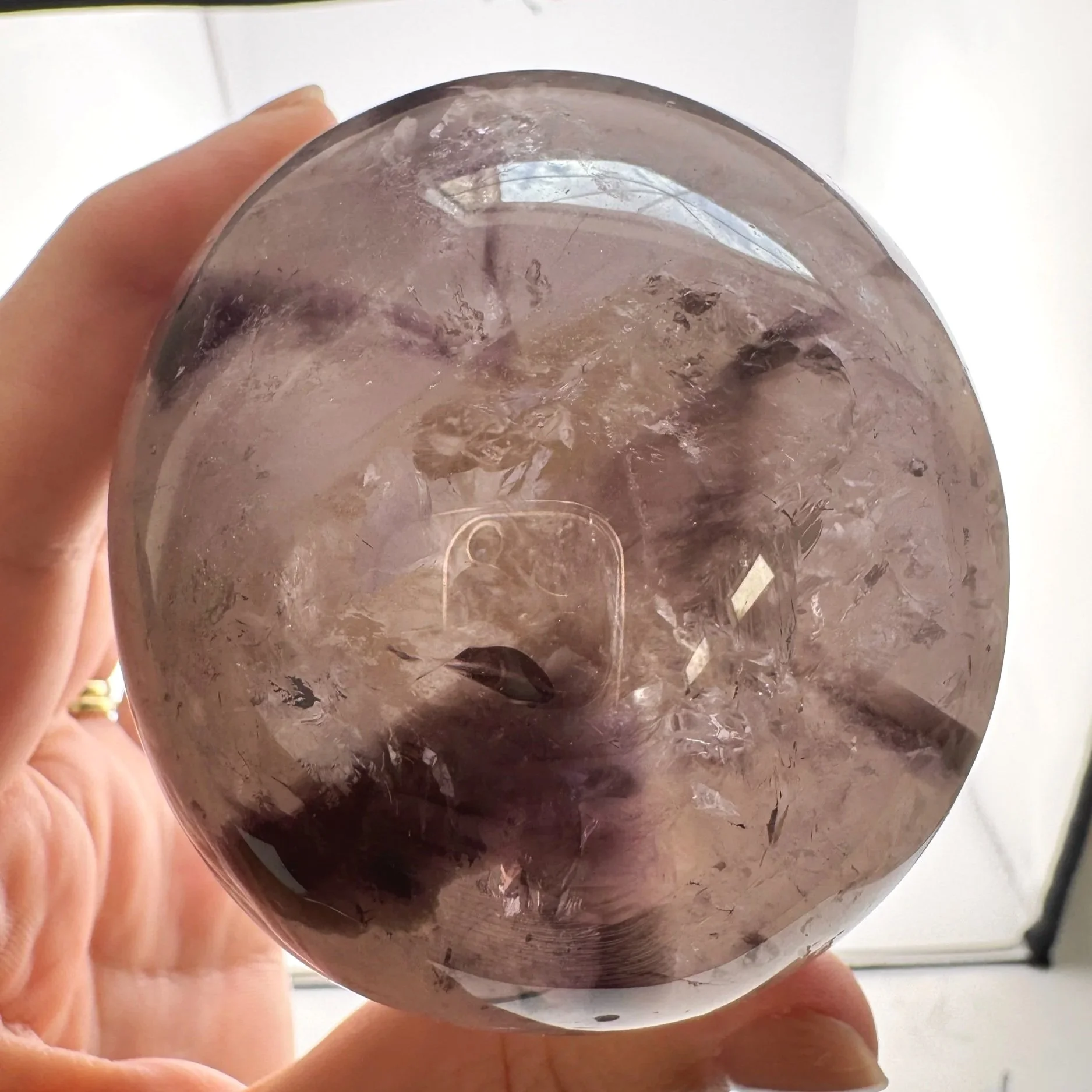 Leandro de Souza Elestial Trapiche Amethyst Magical Child Skull