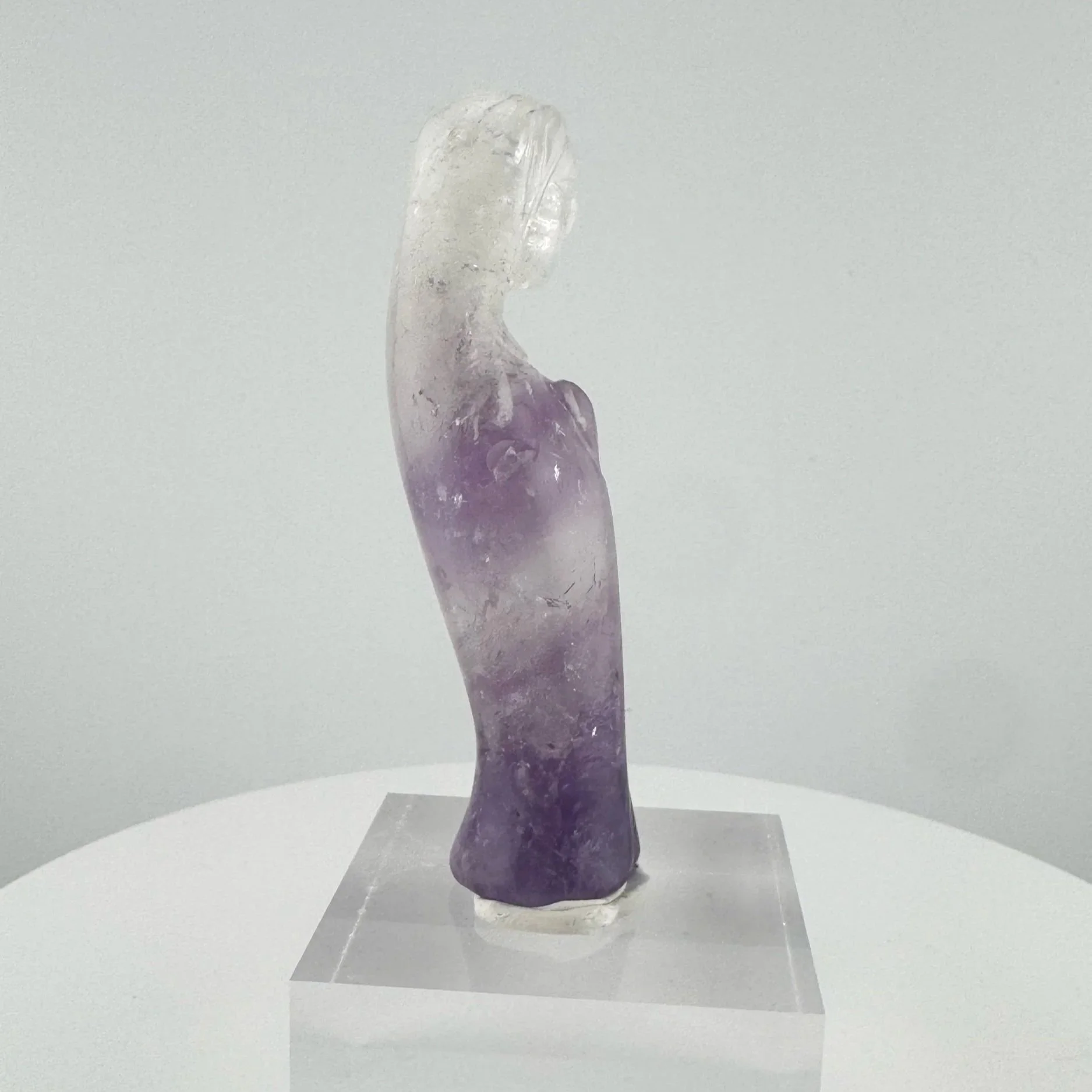 Leandro de Souza Phantom Amethyst Mother Mary Statuette