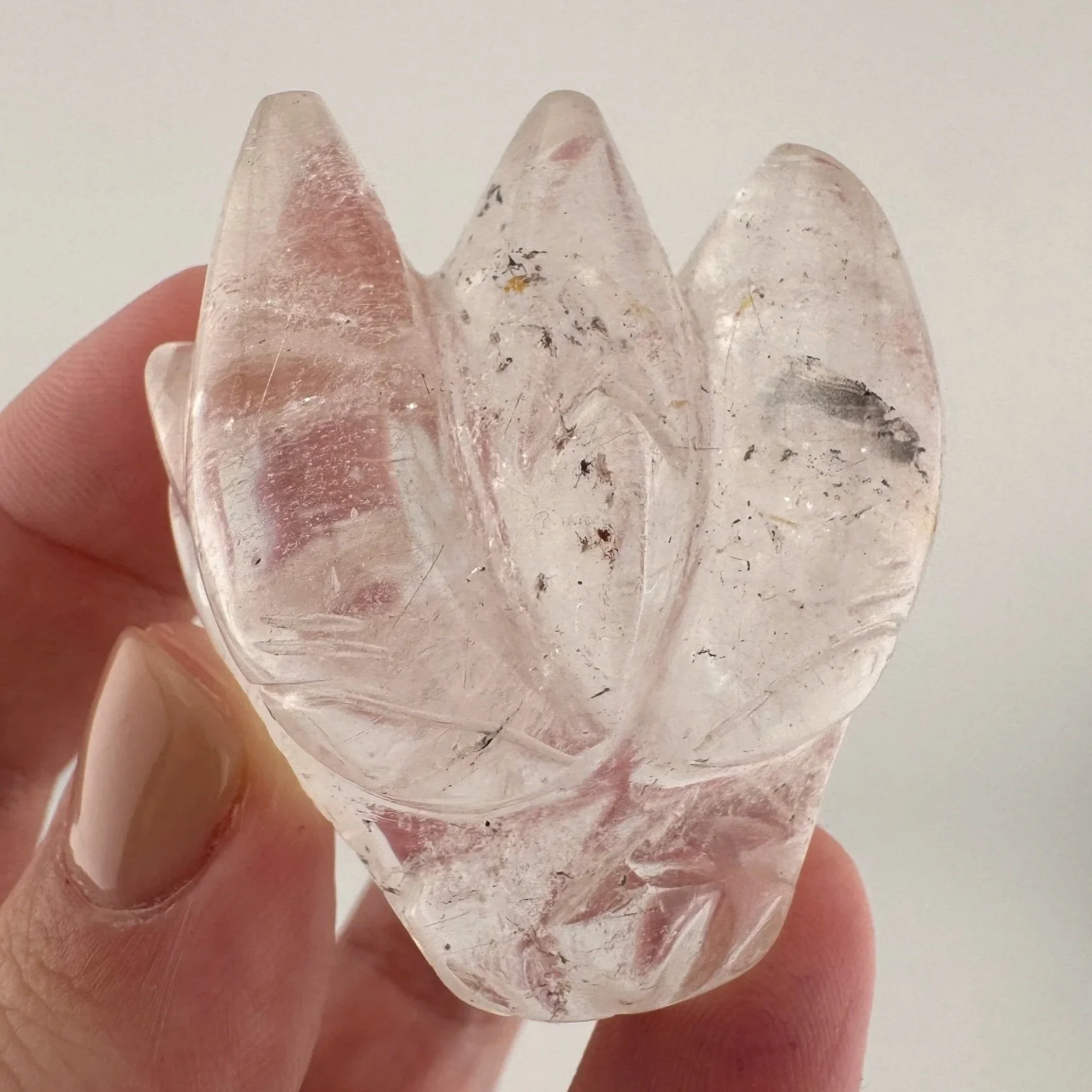 Leandro de Souza Rutilated Quartz Dragon Skull