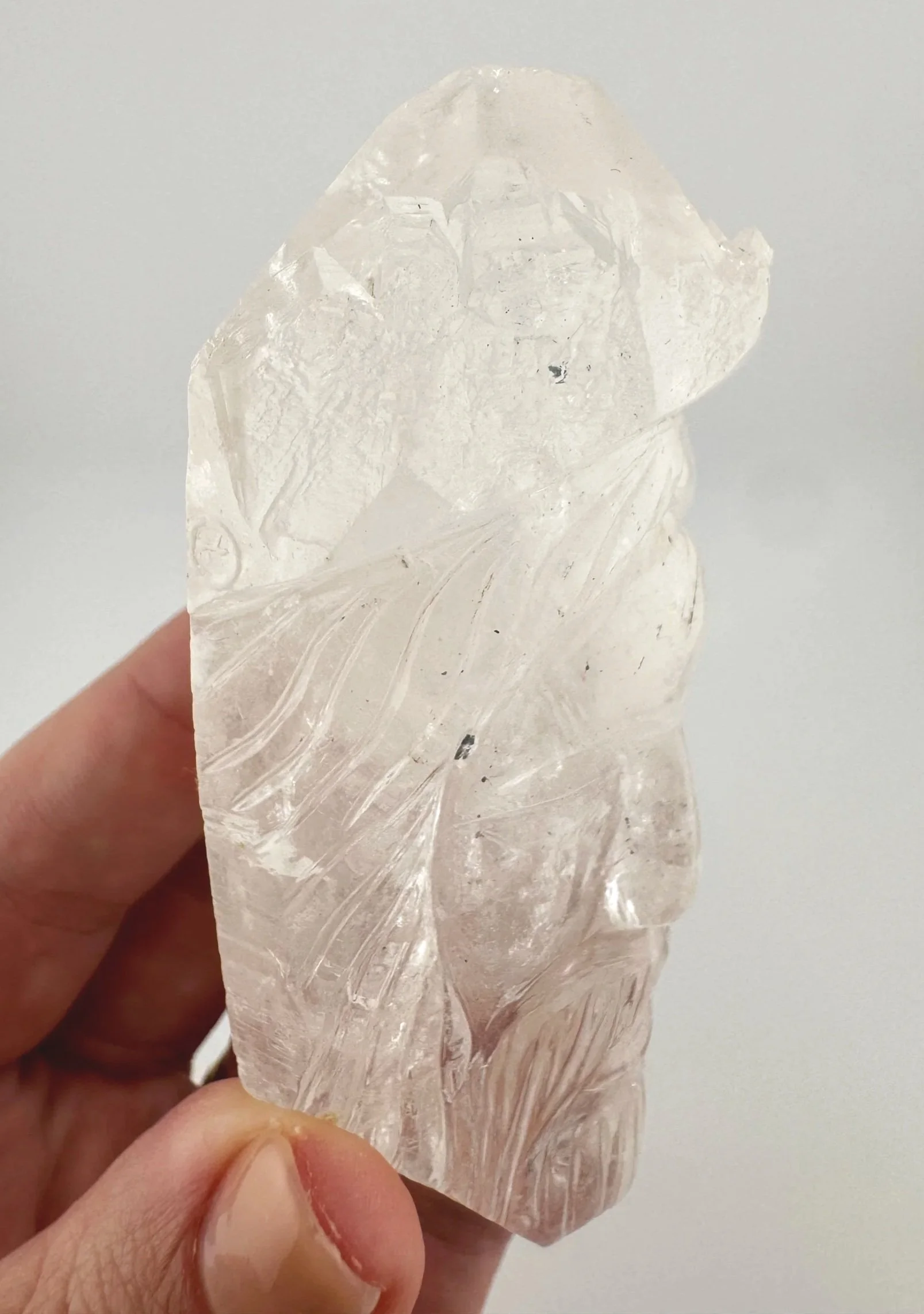 Leandro de Souza Cathedral Quartz Jesus Wand