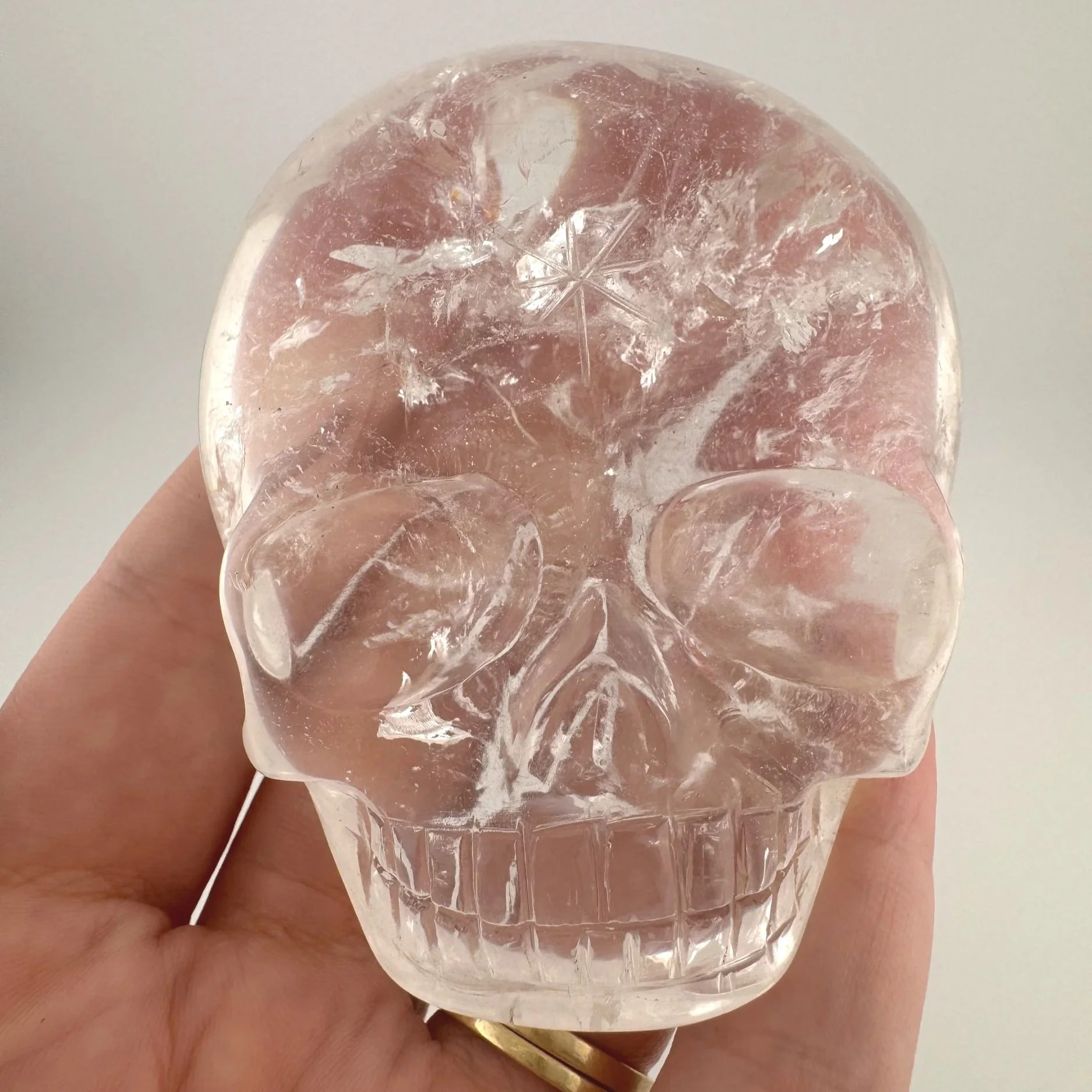 Leandro de Souza Sirius Quartz Magical Child Palm Skull