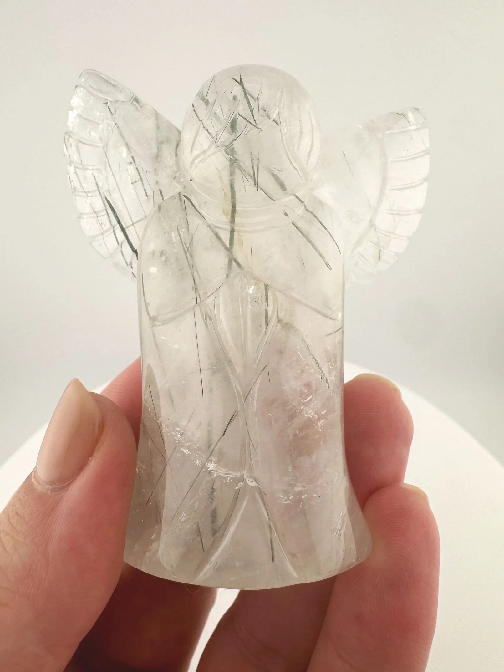 Leandro de Souza Epidote in Quartz Angel