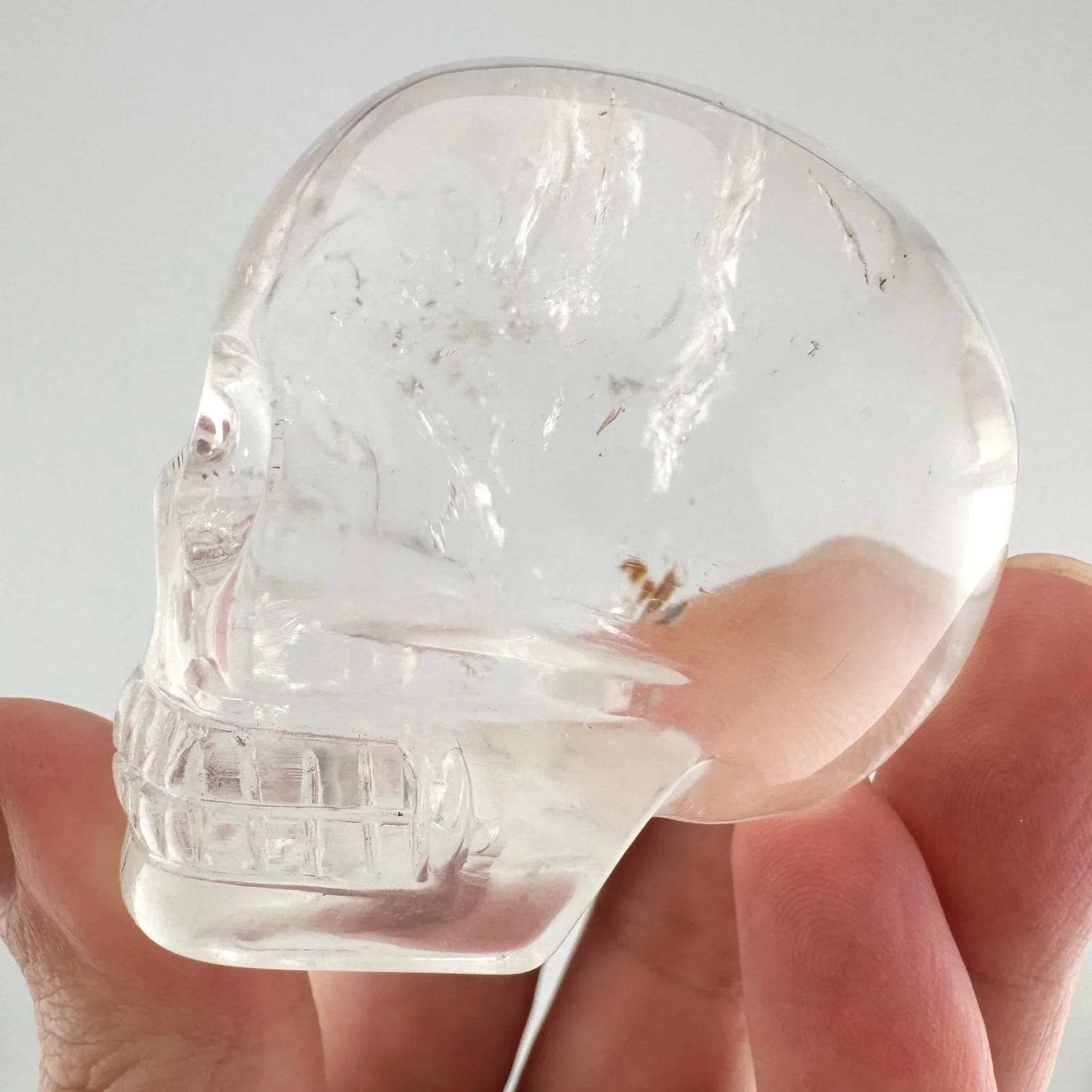 Leandro de Souza Gem Sirius Quartz Bizoin Skull