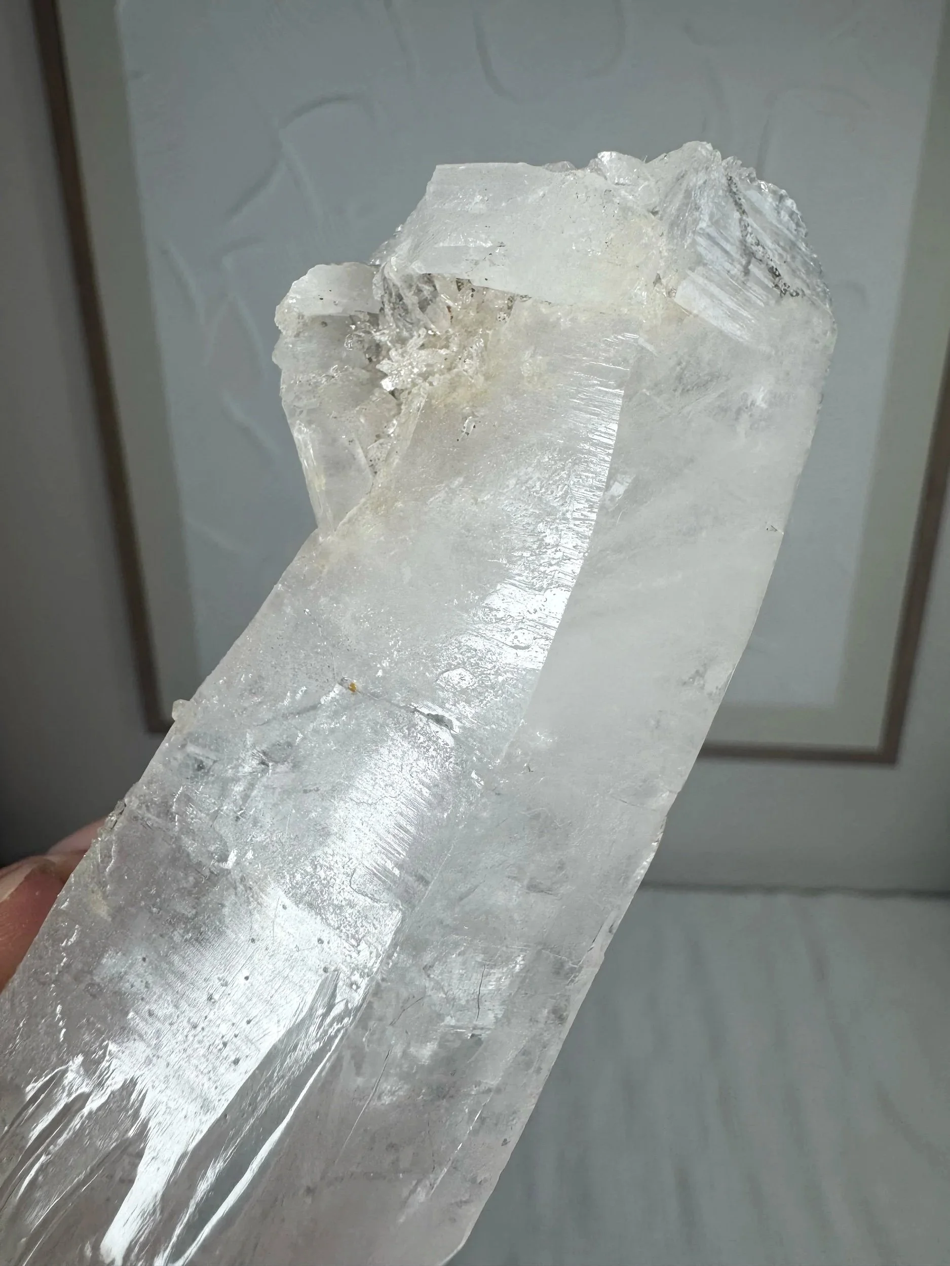 Leandro de Souza Cathedral Quartz Jesus Wand