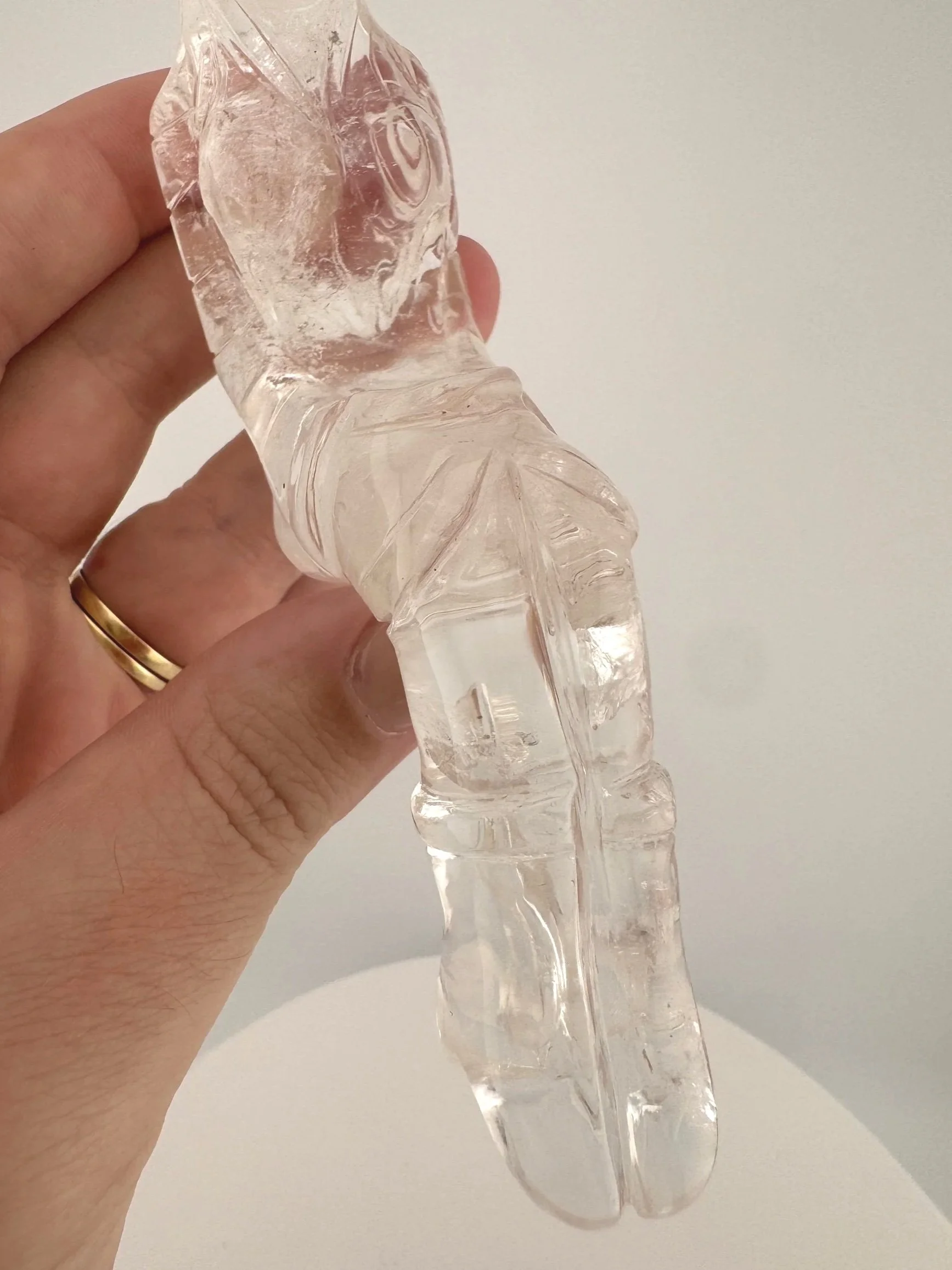 Leandro de Souza Cathedral Quartz Witch Carving