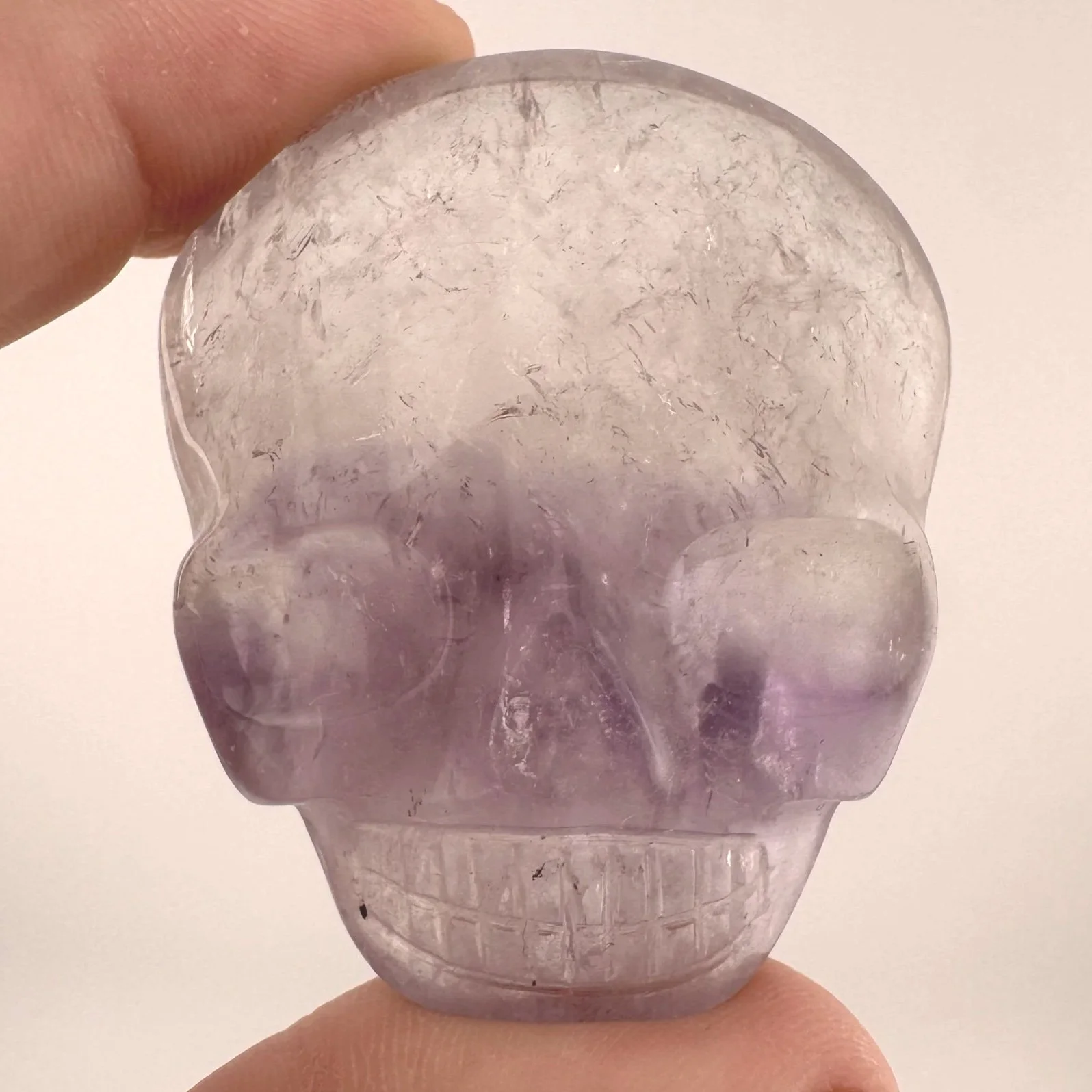 Leandro de Souza Phantom Amethyst Magical Child Palm Skull