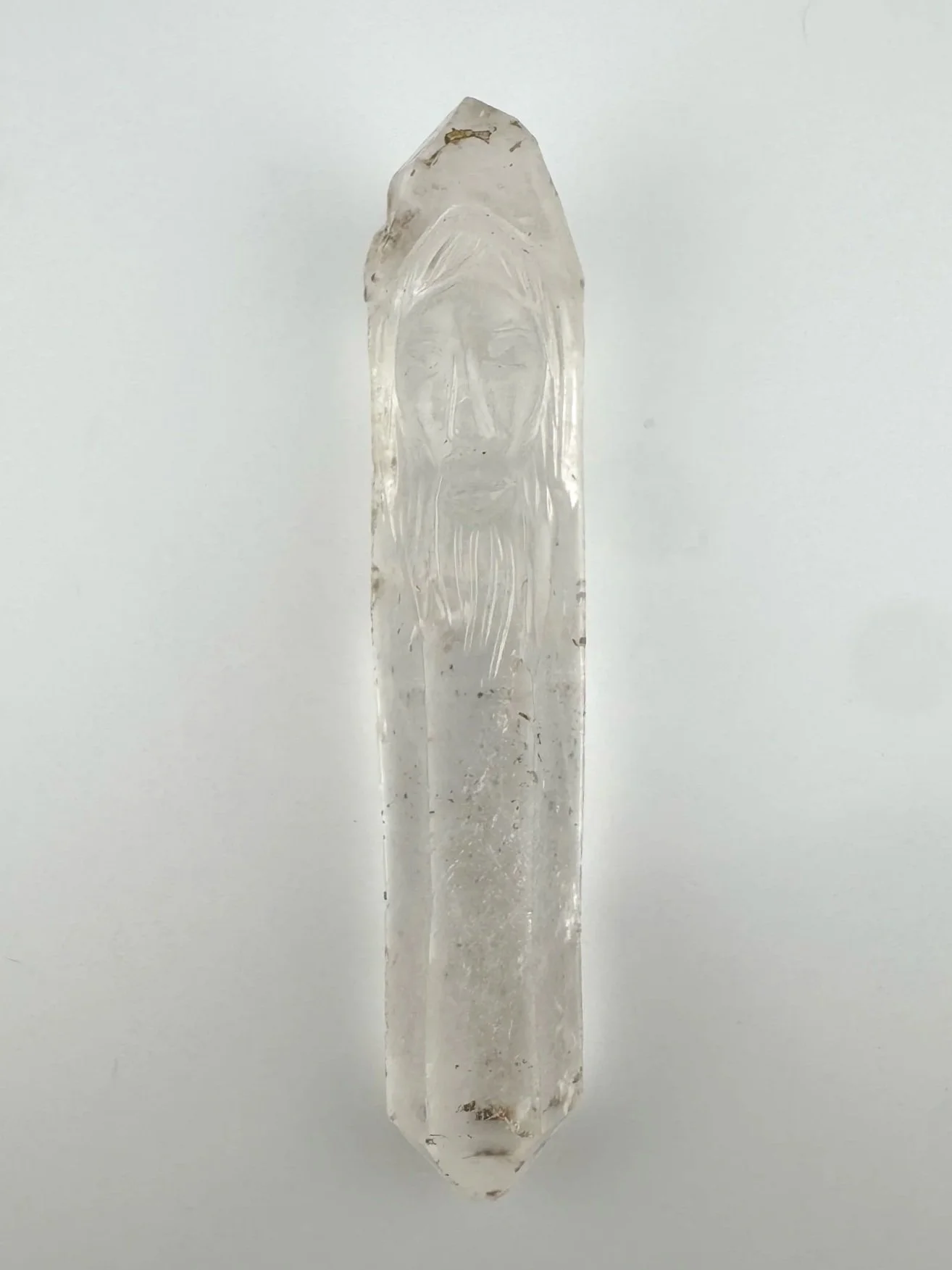 Leandro de Souza Cathedral Quartz Jesus Wand