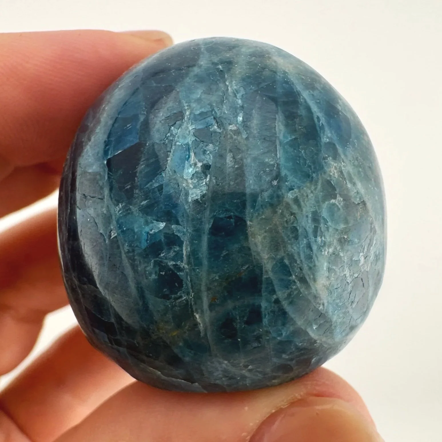 Igor de Souza Blue Apatite Shaman Skull