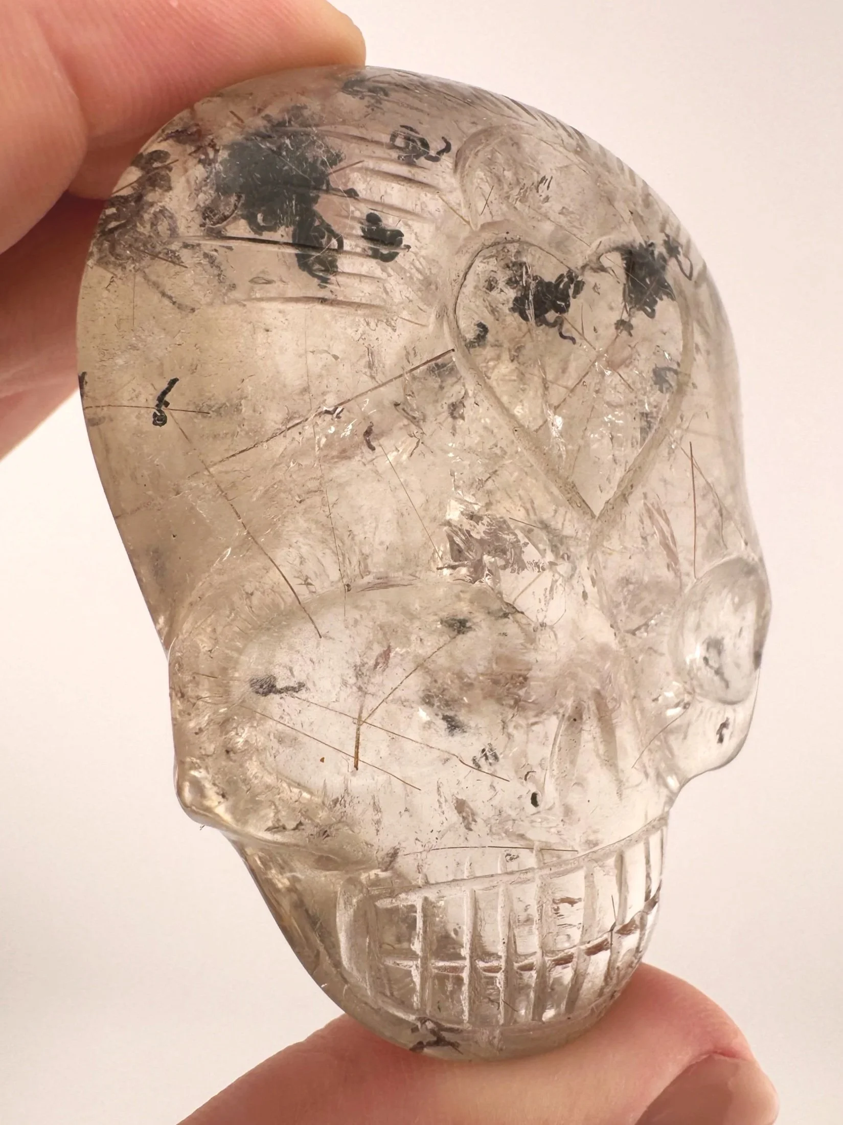 Leandro de Souza Smoky Garden Rutile Magical Child Palm Skull