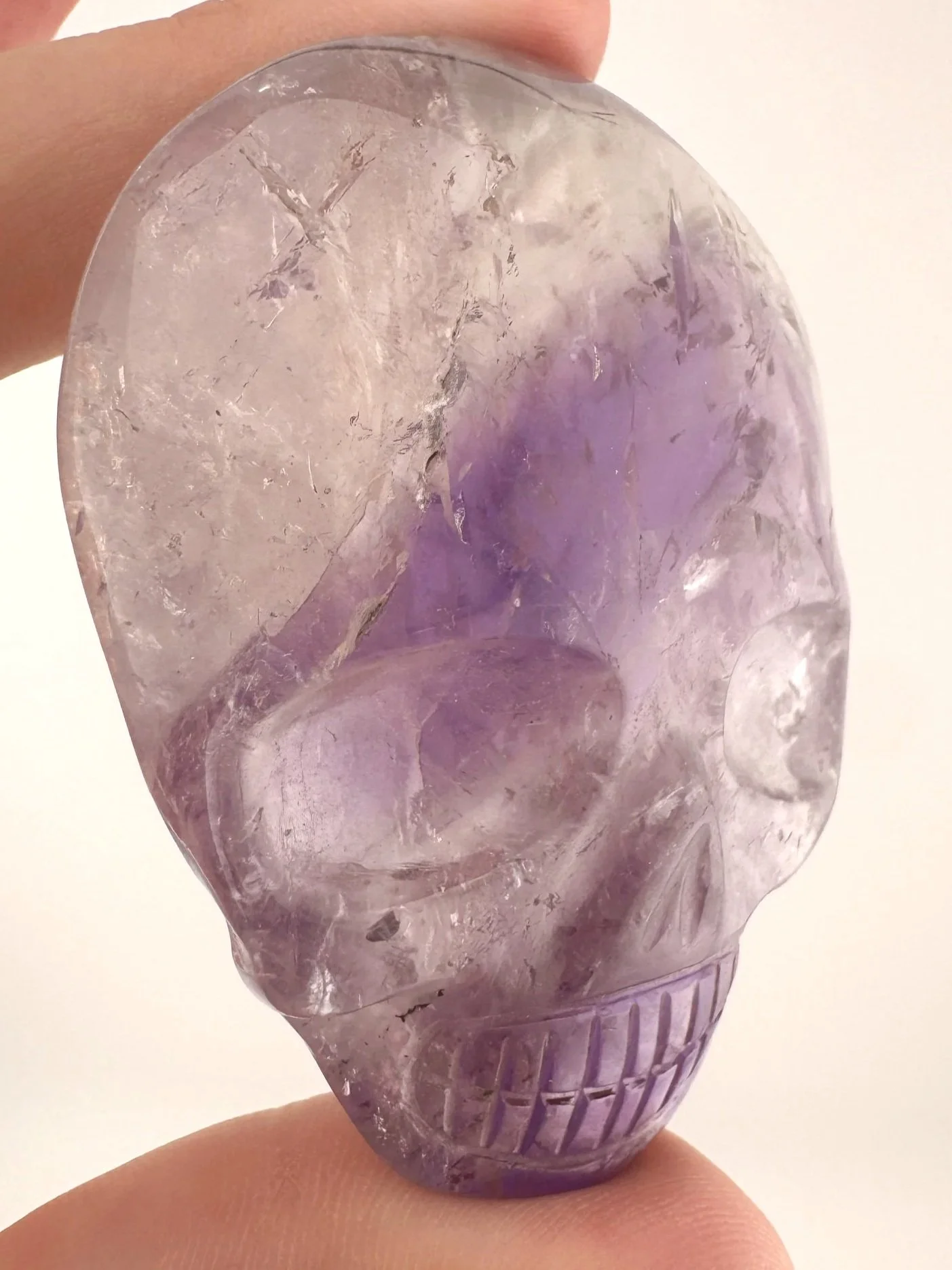 Leandro de Souza Phantom Amethyst Magical Child Palm Skull