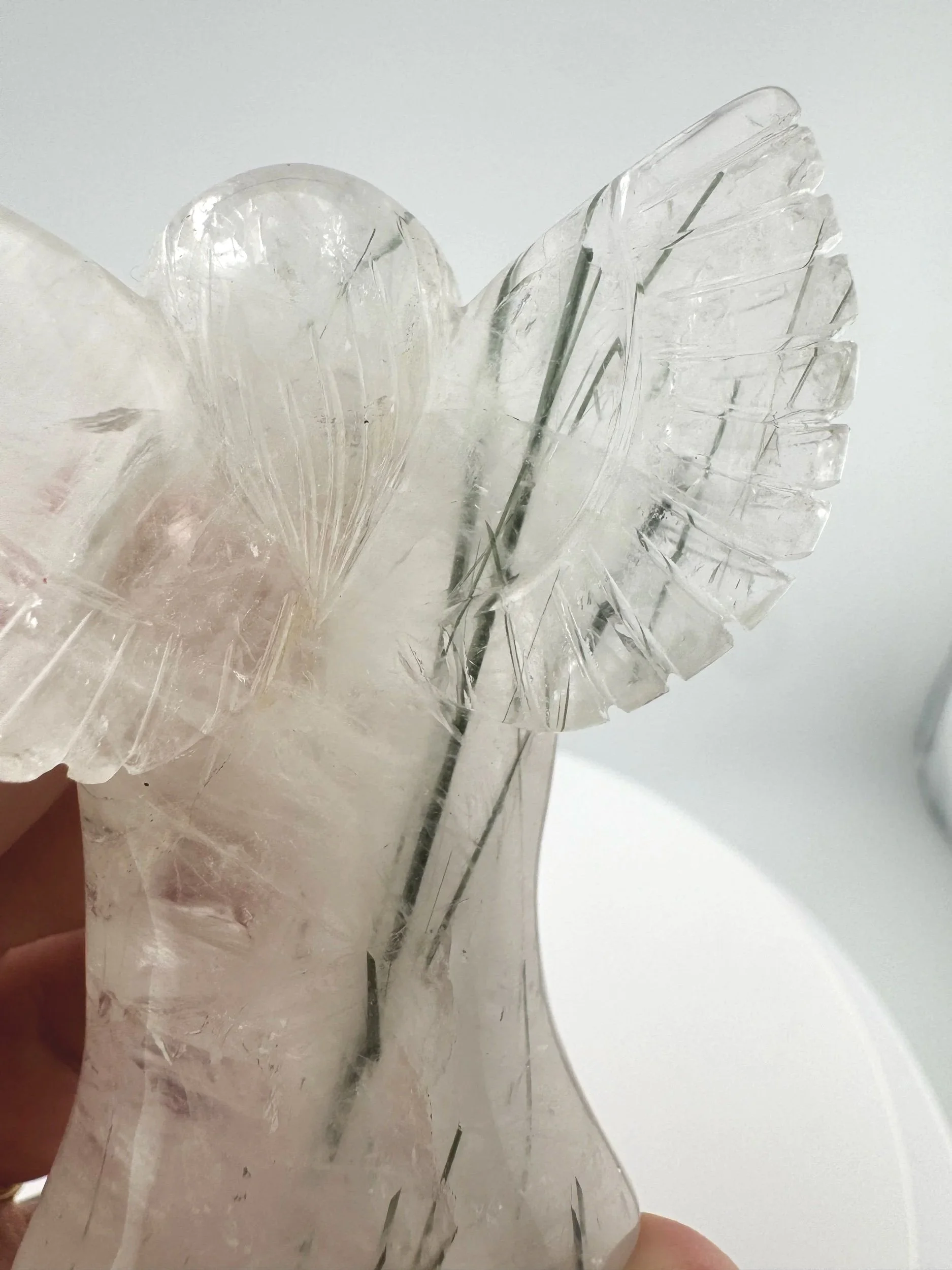 Leandro de Souza Epidote in Quartz Angel
