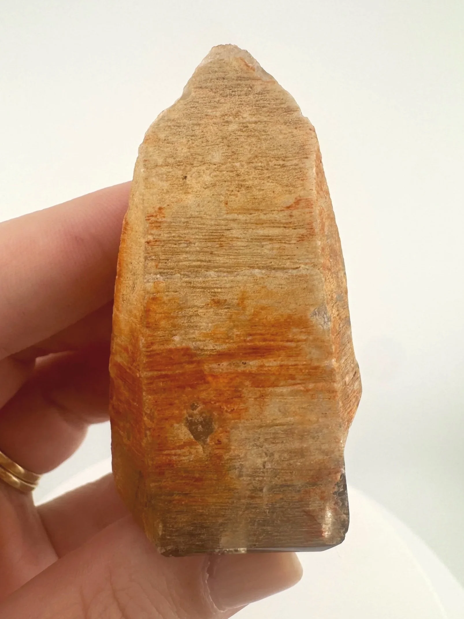 Igor de Souza Morion Tangerine Quartz Shaman Skull
