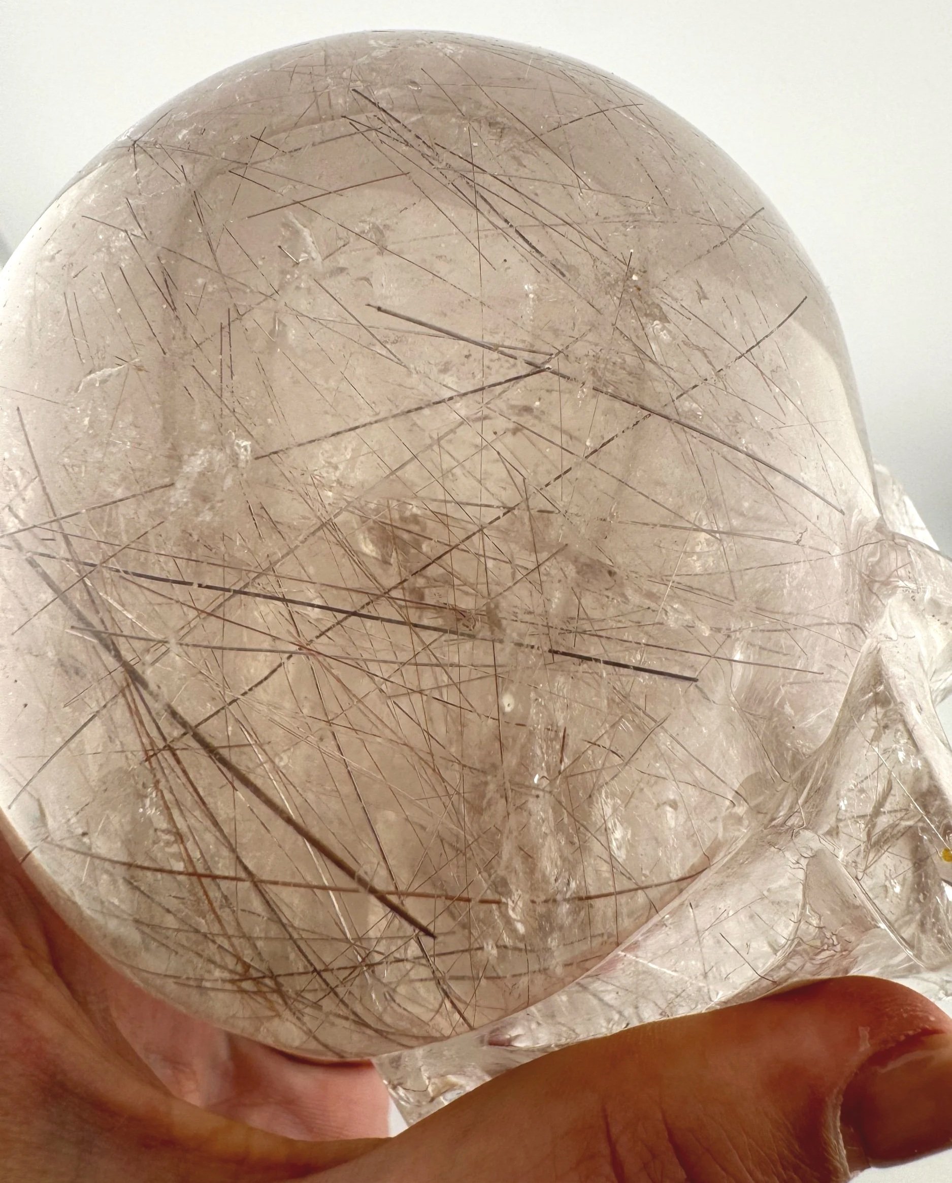 Leandro de Souza Red Rutile in Quartz Magical Child