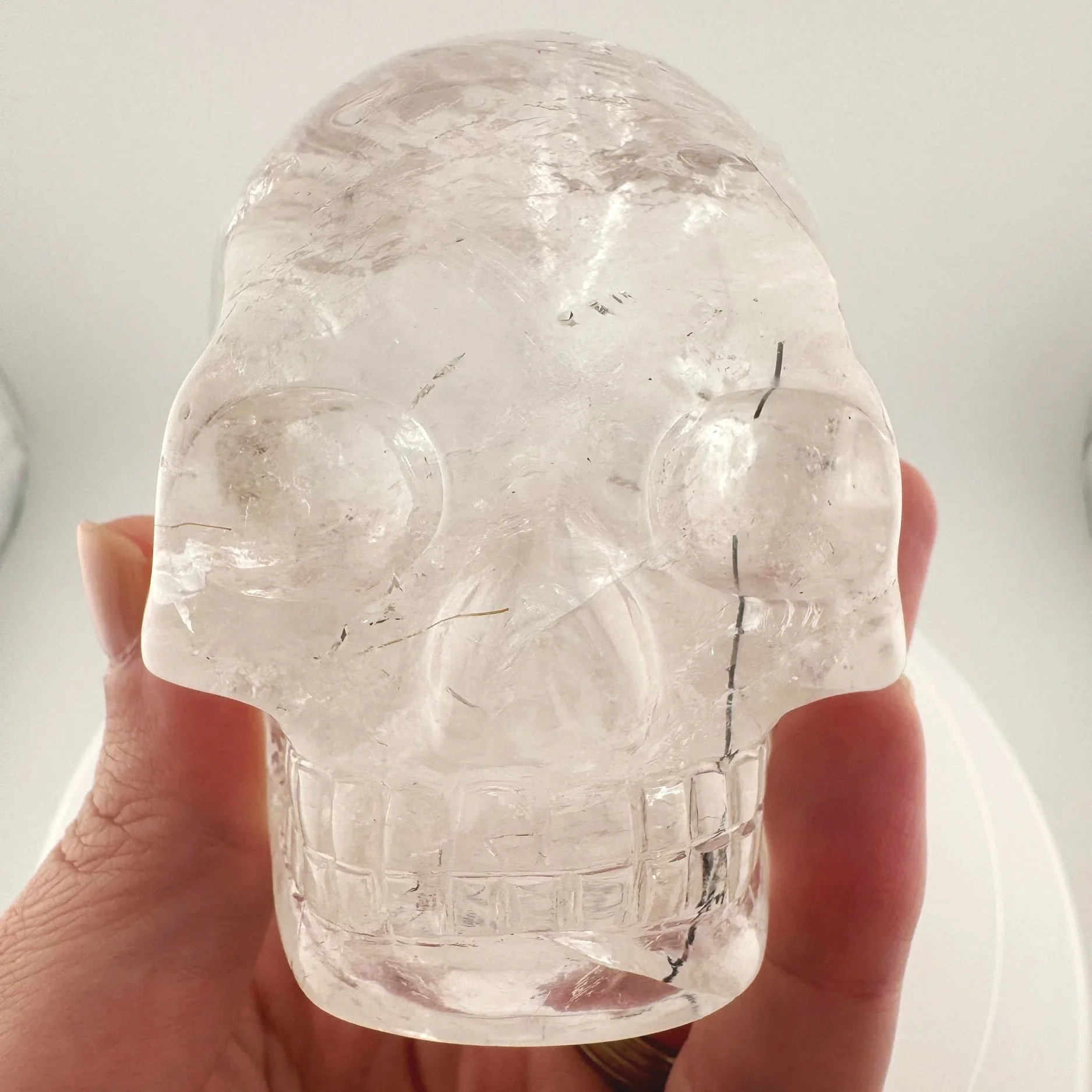 Leandro de Souza Rutile in Quartz Skull